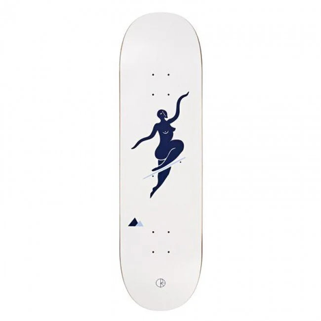 Polar No Complies White Skateboard Deck (8.5
