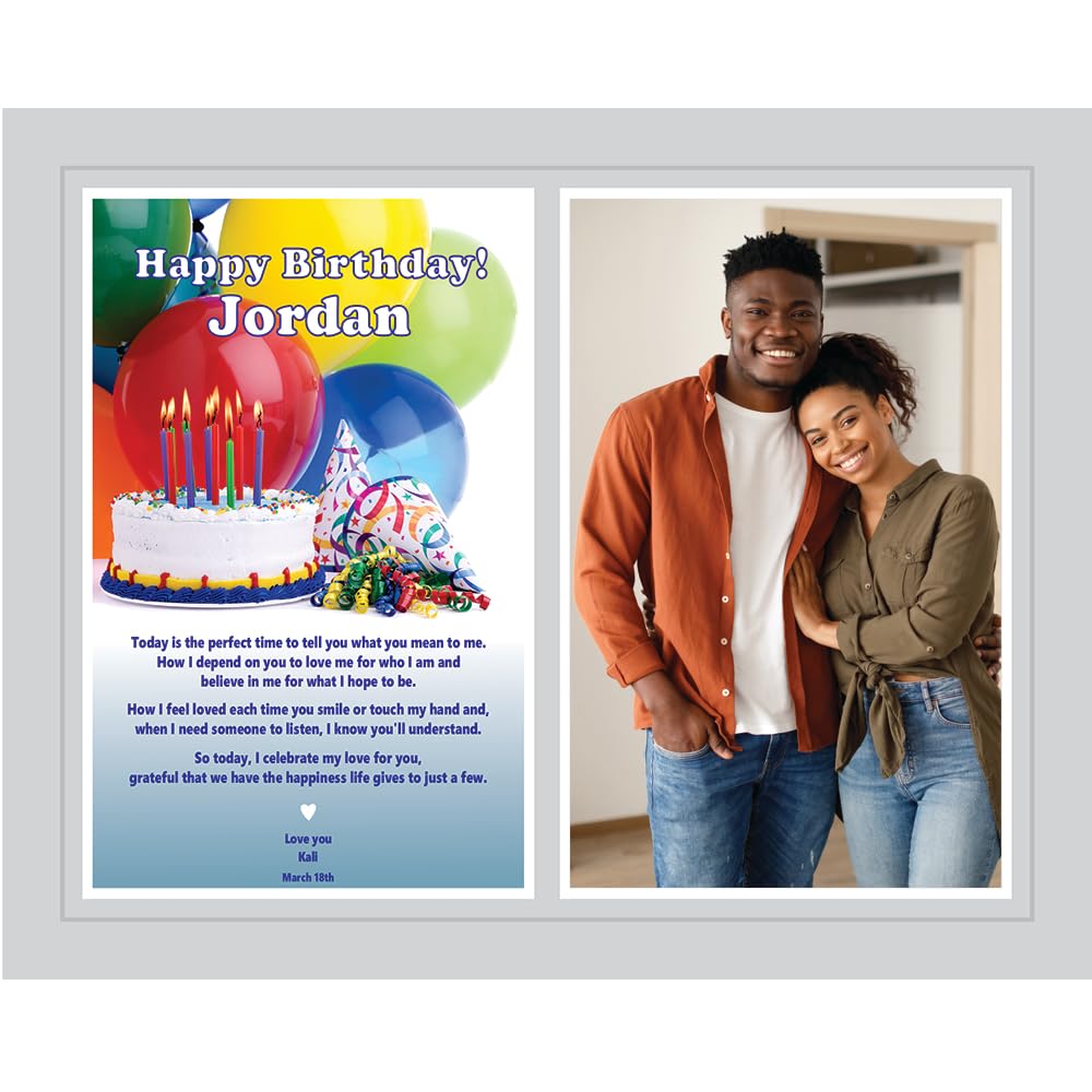 Personalized 8x10 Inch Custom Photo Print with Names - Unique Gift for Wife, Husband, Girlfriend or Boyfriend | Perfect for Anniversaries, Valentine's Day & Special Occasions