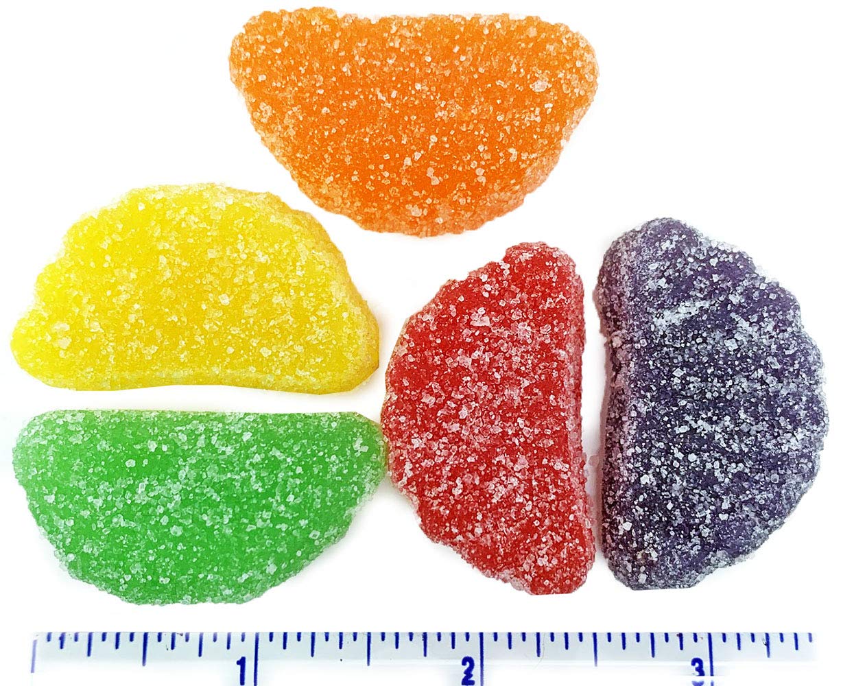 SweetGourmet Assorted Fruit Slices - Bulk Jelly Candy 1 Pound | Delicious Soft & Chewy Fruit Flavored Snacks for Parties, Gifts & Everyday Treats