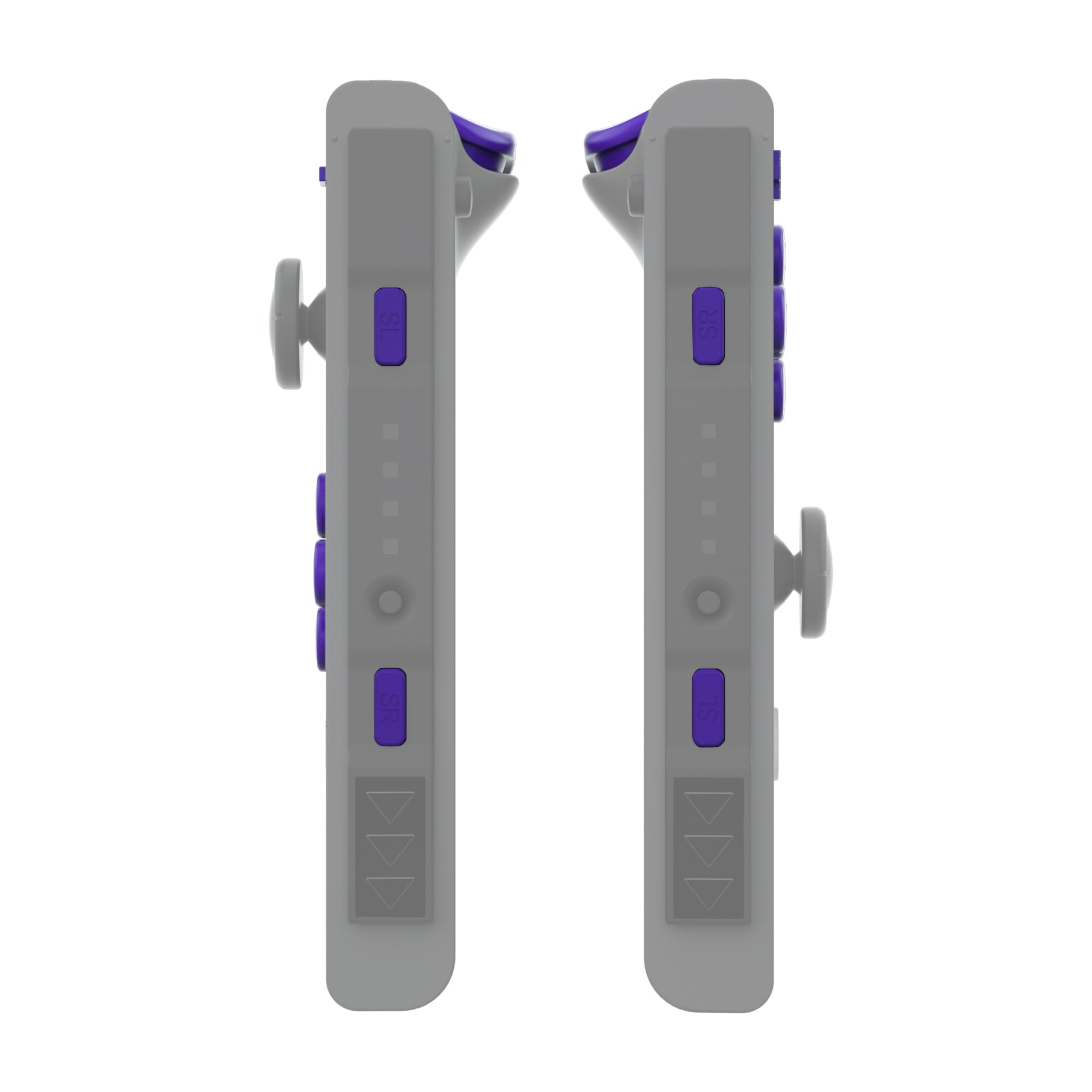 ExtremeRate Purple Replacement ABXY Direction Keys & Trigger Buttons Kit for Nintendo Switch JoyCon (OLED Model Included) - Full Repair Set with Tools - Perfect for DIY Controller Maintenance & Gaming Accessories Upgrade