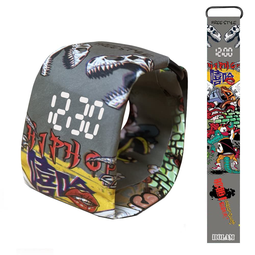 Creative Magnetic Paper Watch - Waterproof Digital Wristwatch for Men & Women | Perfect Christmas & New Year Gift