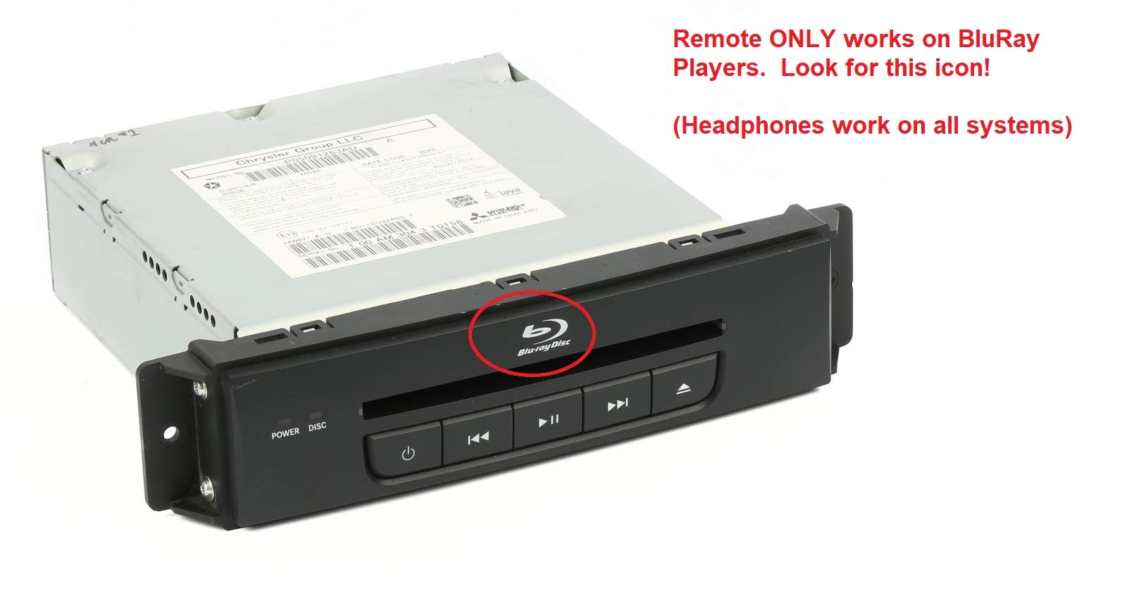 Original Mopar Chrysler Dodge Jeep Uconnect Audio Control Kit - OEM Headphones & Steering Wheel Controls for Seamless In-Car Entertainment (Perfect for Road Trips & Daily Commutes)