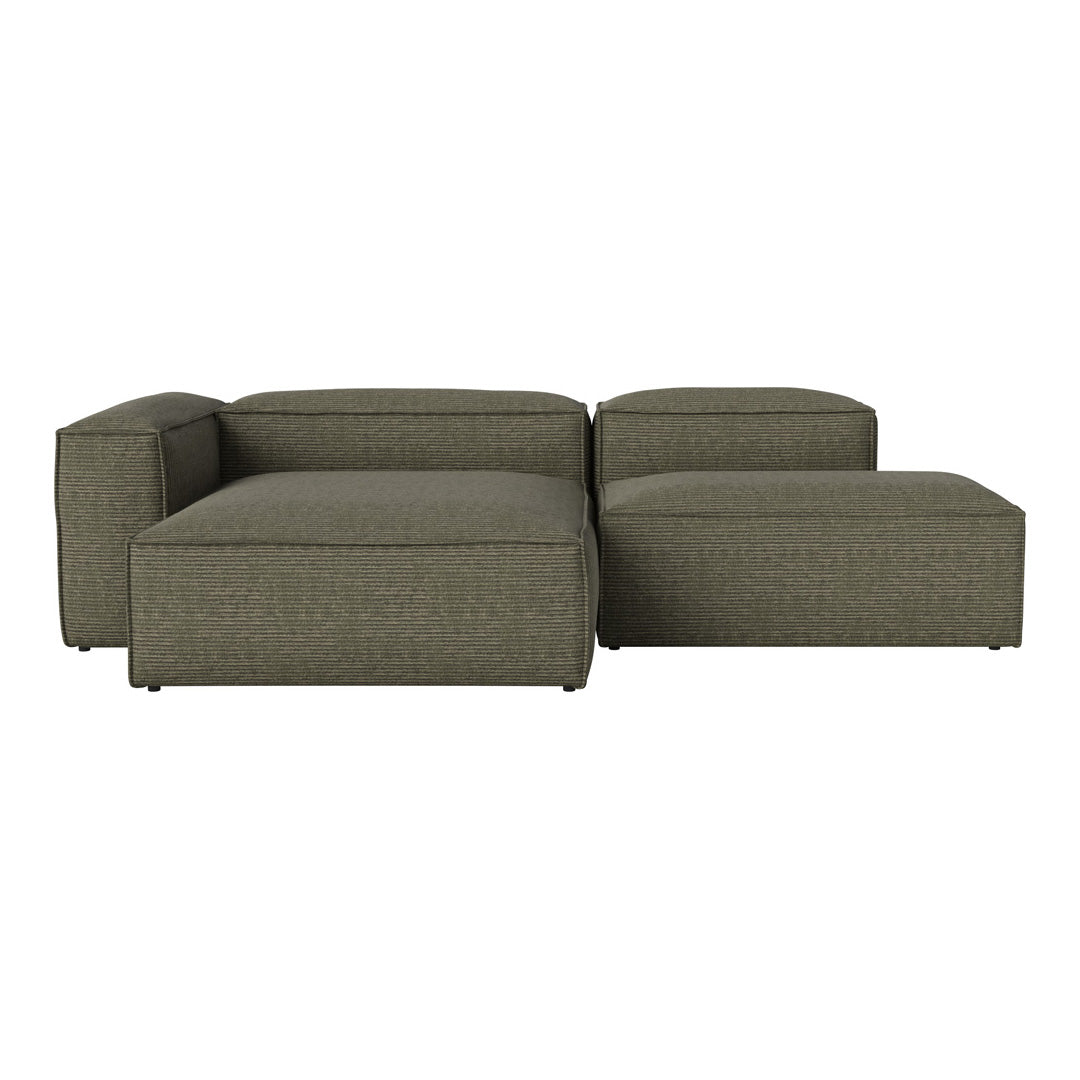 Cosima 2 Seater Sofa with Open End & Chaise - Modern Living Room Furniture for Small Spaces | Perfect for Apartments, Condos and Cozy Home Decor