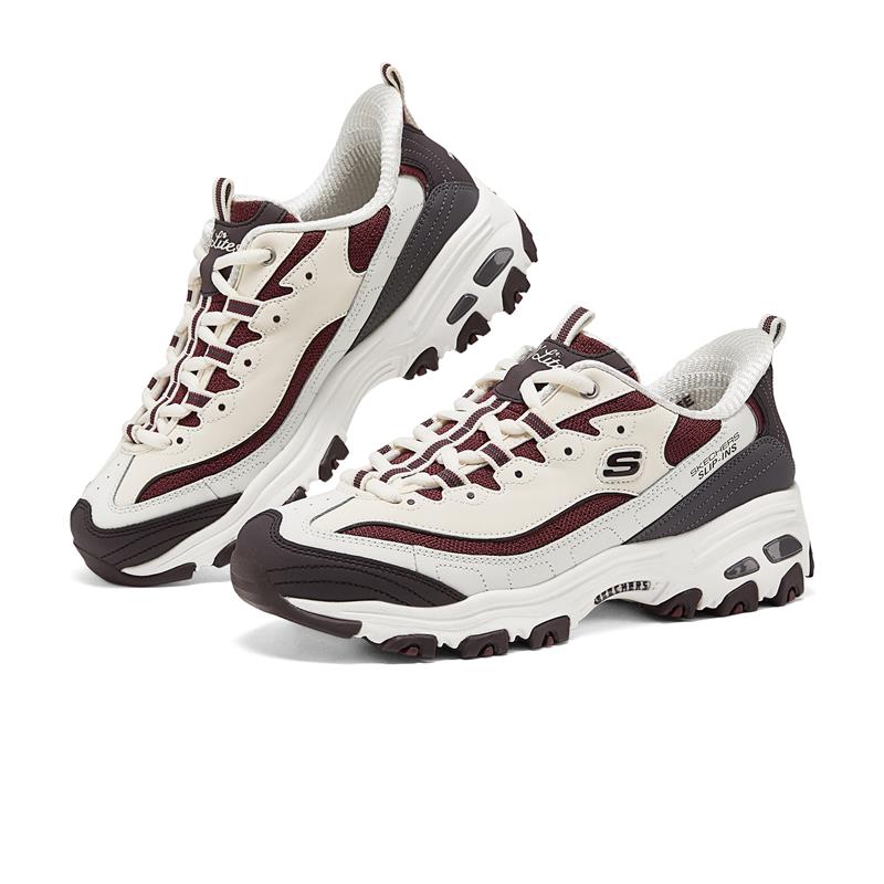 Skechers Women's D'Lites Sneakers - Comfortable Slip-On Shoes for Walking, Running & Casual Wear | Lightweight & Stylish Design for Everyday Use