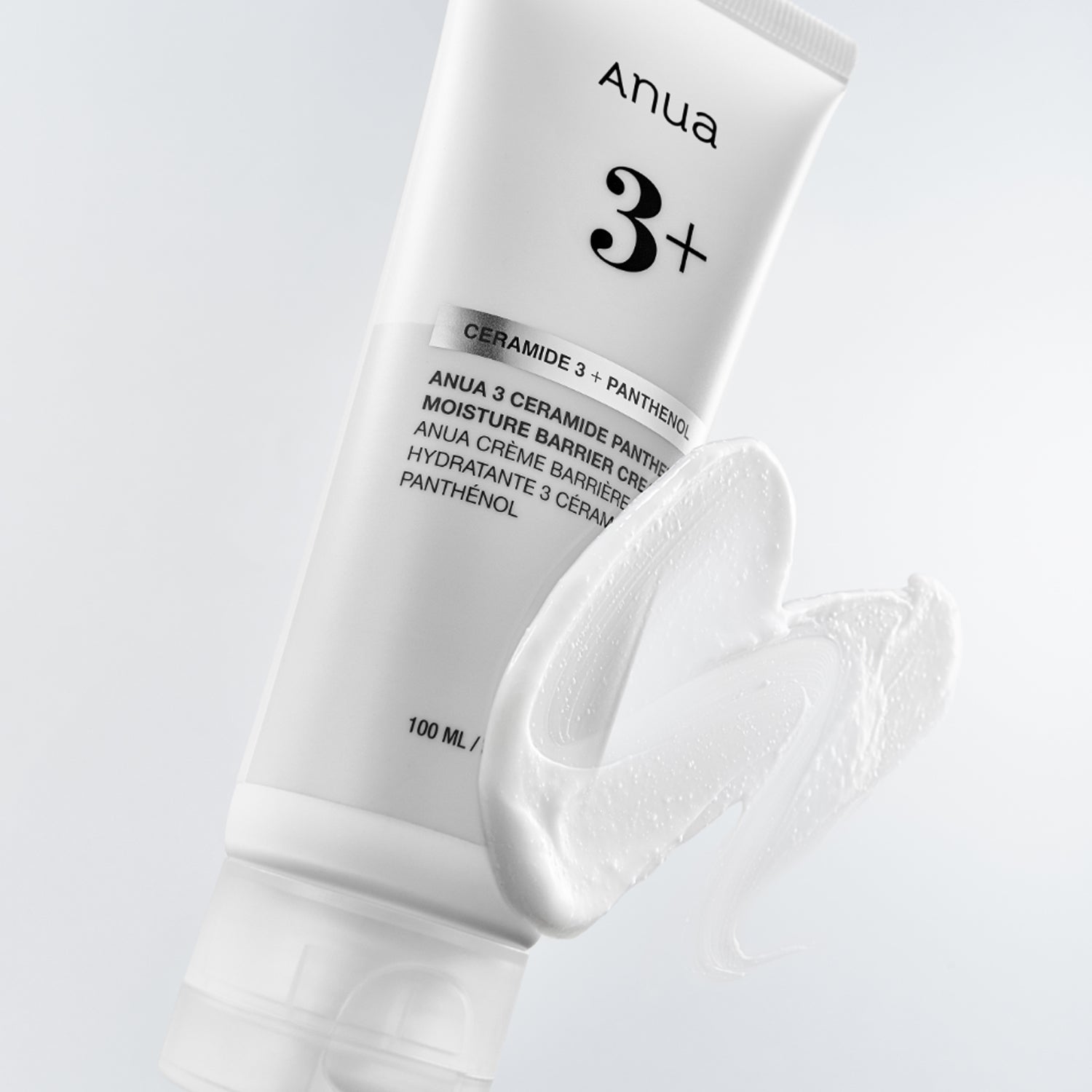 Anua 3 Ceramide Panthenol Moisture Barrier Cream 100ml - Hydrating Face Moisturizer for Dry & Sensitive Skin - Day & Night Skincare Routine