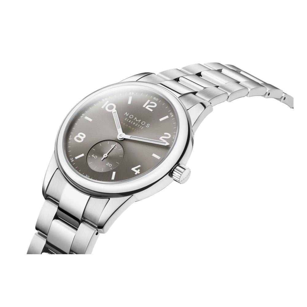 Club Sport Neomatik 39mm Watch - Premium Smoke Dial with Stainless Steel Bracelet | Perfect for Business, Casual & Outdoor Activities