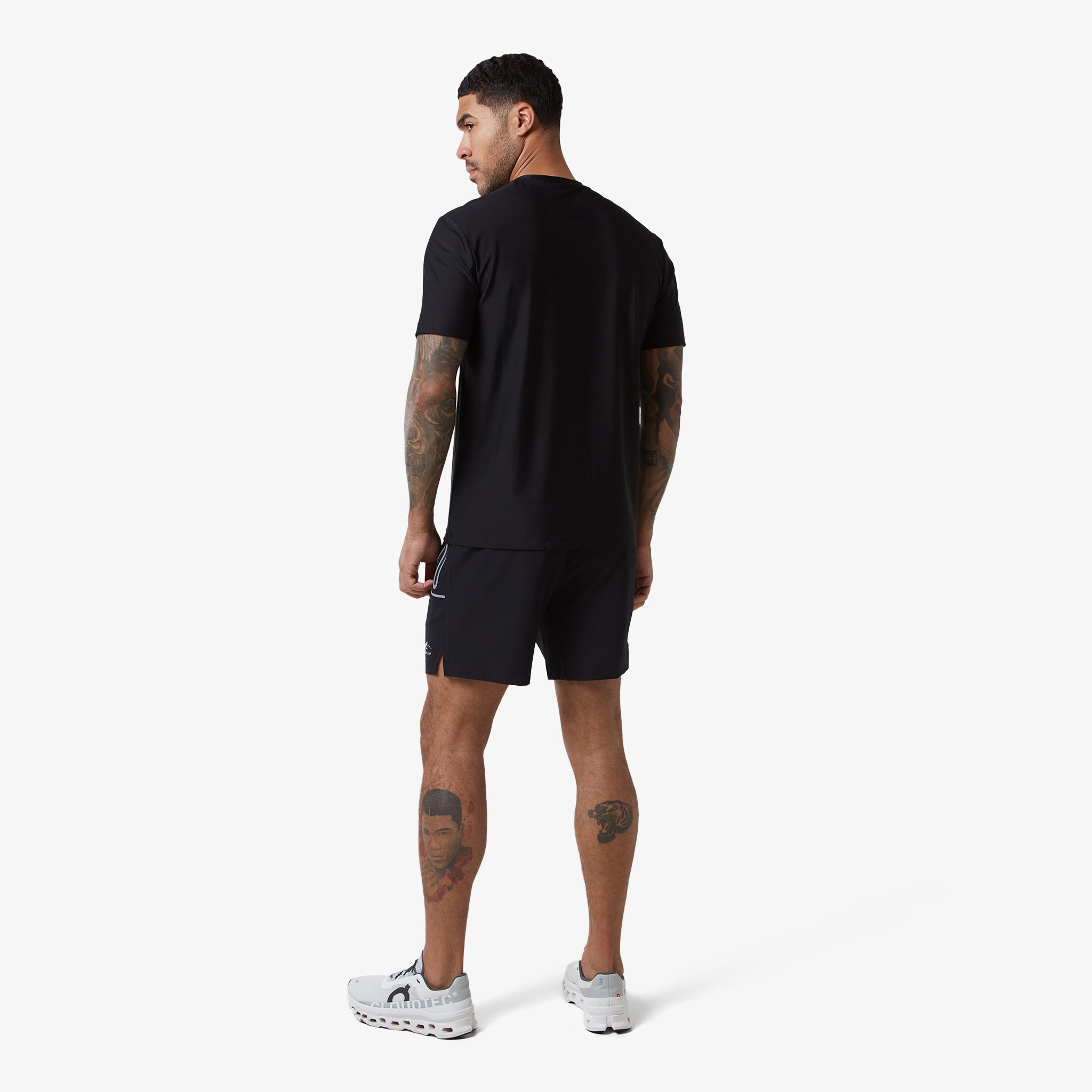 Heat Seal Pocket Shorts for Men - Black Athletic Running Shorts with Secure Storage | Perfect for Gym, Jogging & Outdoor Activities