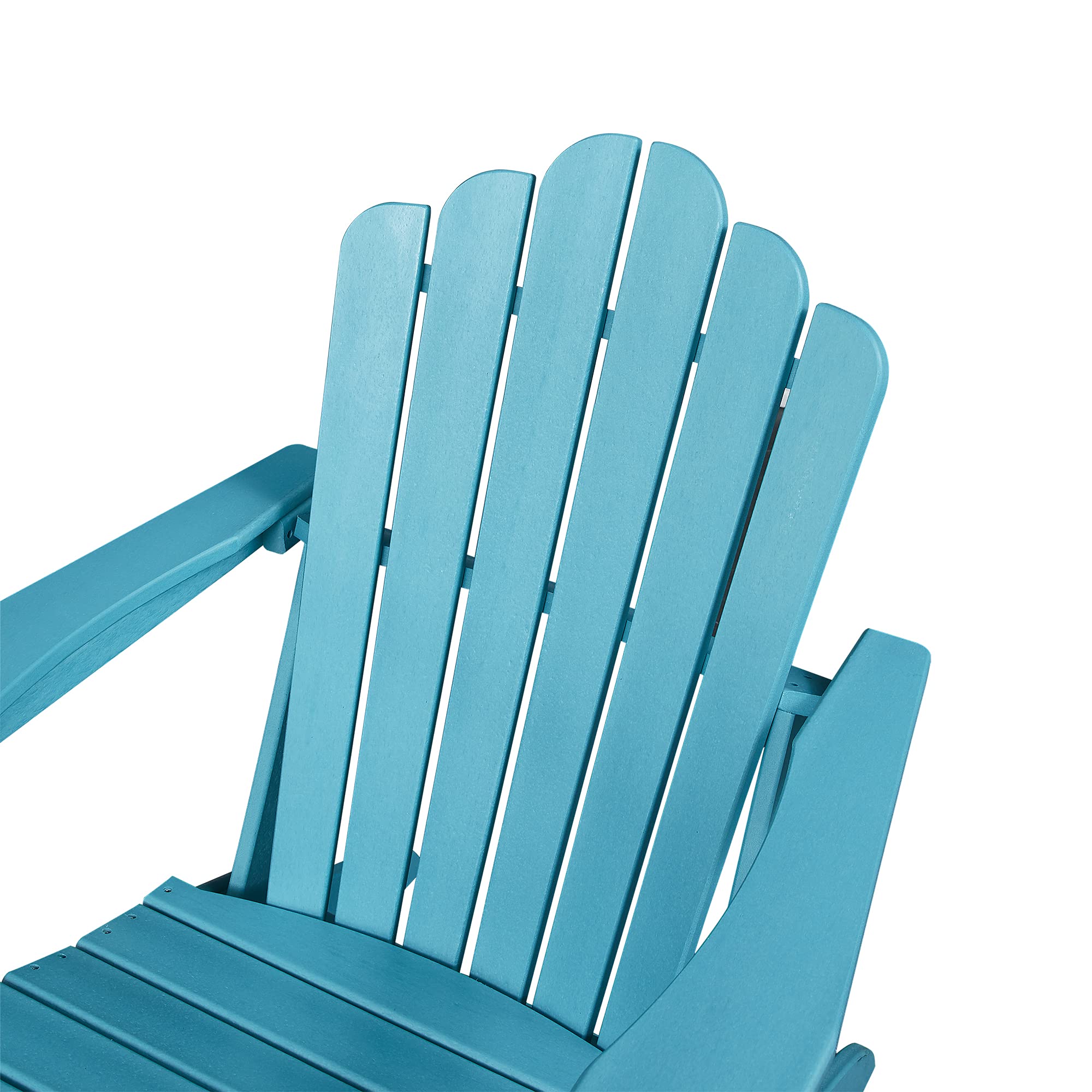 Premium Outdoor Adirondack Chair Set of 2 - Weather-Resistant Patio Furniture for Garden, Porch, Deck & Backyard - Comfortable Blue Accent Seating for Relaxing, Entertaining & Outdoor Lounging