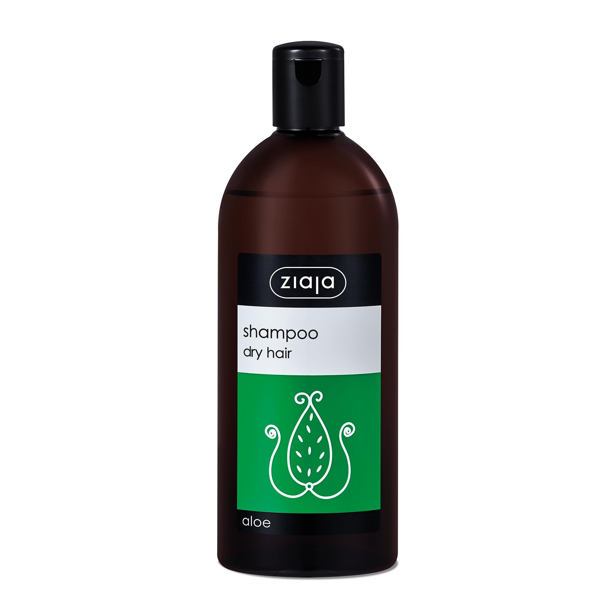Ziaja Aloe Vera Shampoo for Dry & Damaged Hair - Natural Moisturizing & Repairing Shampoo with Aloe Extract - Perfect for Daily Hair Care & Scalp Hydration