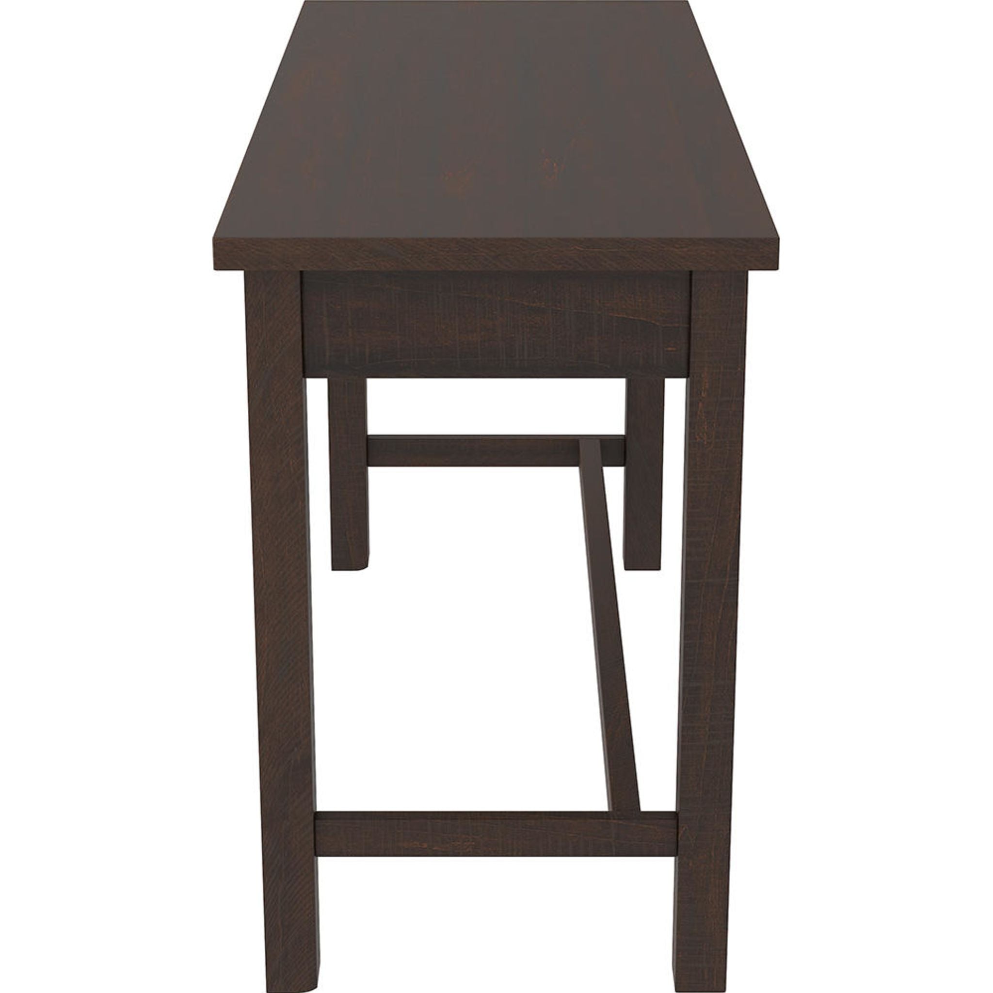 Camiburg Warm Brown Wooden Desk - Modern Home Office Desk for Study & Work - Perfect for Small Spaces & Remote Work