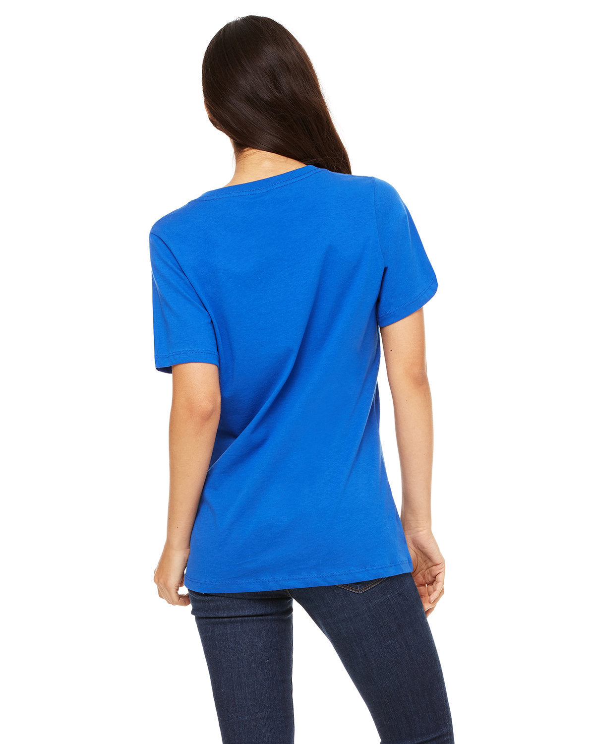 Bella + Canvas 6405 Women's Relaxed Fit Jersey V-Neck T-Shirt - Soft & Comfortable Casual Tee for Everyday Wear, Lounge, and Outfits