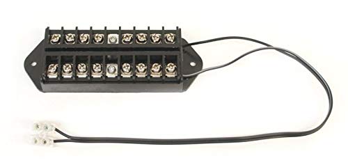 8-Way Terminal Block Bus Bar (100-Pack) - 15-TB01-100C - Black - Ideal for Electrical Wiring, Automotive, and DIY Projects
