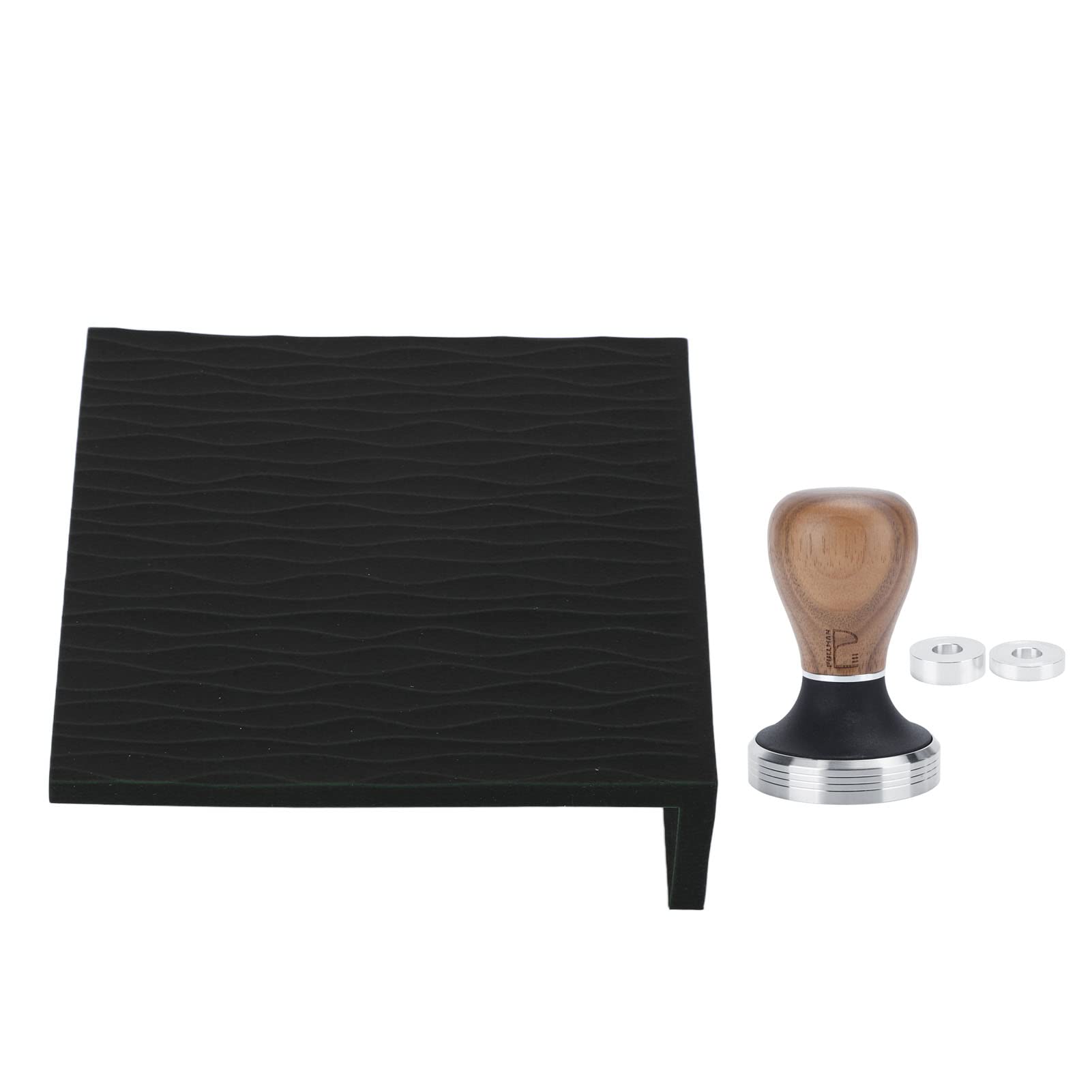 Premium Silicone Coffee Tamper Mat - Non-Slip Espresso Tamping Pad for Baristas, Home & Coffee Shops | Heat-Resistant, Durable Barista Tool for Perfect Coffee Grounds (Black) - Ideal for Espresso Machines & Coffee Workstations