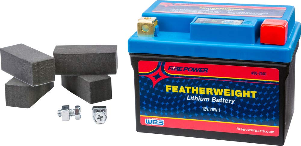Fire Power Featherweight Lithium Battery 150 CCA - Compatible with Yamaha XT225 1992-2007 - Lightweight & High-Performance Motorcycle Battery for Off-Road & Adventure Riding