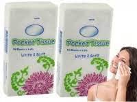 Soft Pocket Tissue Packs - 100 Sheets (Pack of 10) | Premium Cotton Face Tissues for Women, Men & Kids | Gentle & Disposable Facial Tissues | Perfect for Travel, Office, School & Everyday Use