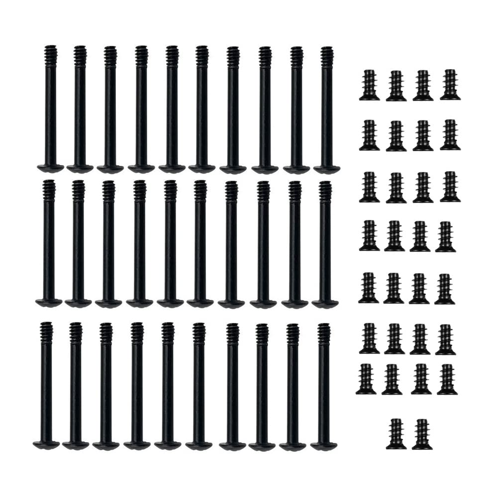 Guindxan Computer Case Cooling Fan Screws - Long & Short Fan Mount Screws for PC Chassis, Water Cooling & Radiator Accessories | Perfect for DIY PC Builds & Upgrades