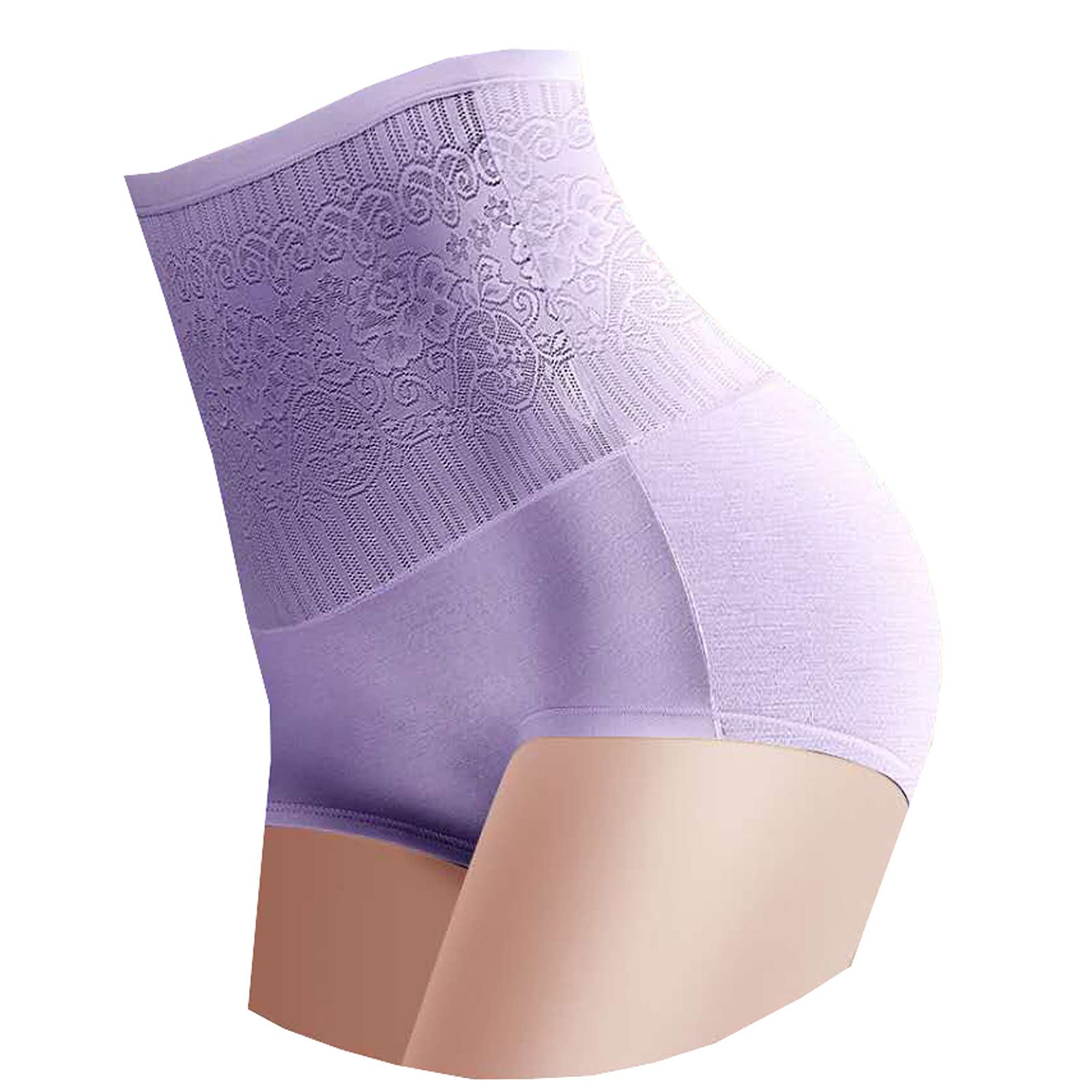 JOAU Women's High Waist Cotton Underwear - Soft, Breathable & Comfortable Full Coverage Panties for Everyday Wear, Workout & Lounge