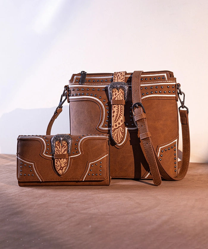 Montana West Concealed Carry Tote Bag with Buckle - Stylish CCW Purse for Women | Perfect for Everyday Use, Travel & Self-Defense