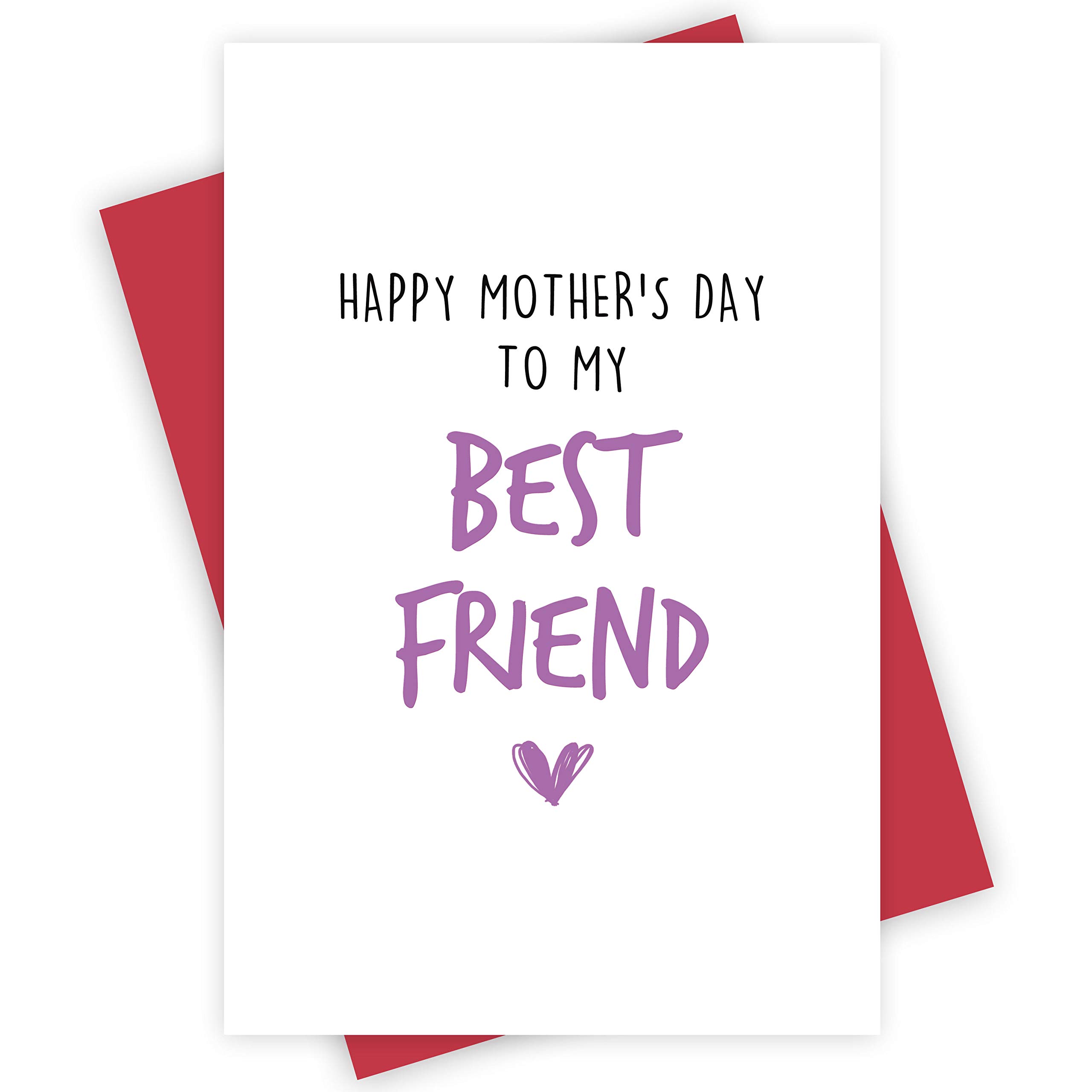 Funny Mother's Day Card for Mom - Best Friend Greeting Card from Daughter/Son - Perfect for Gifts & Celebrations
