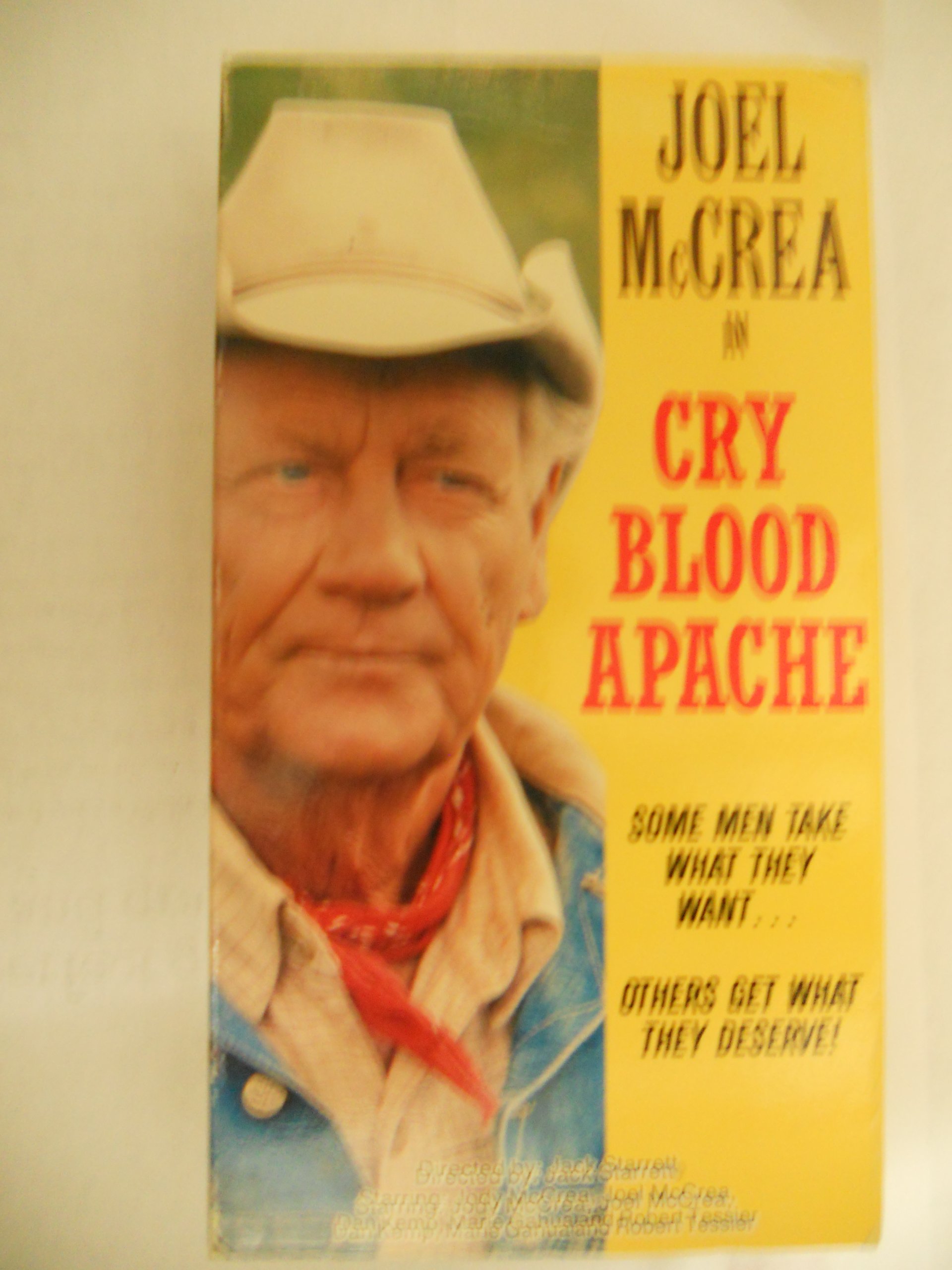 Cry Blood Apache [VHS] - Classic Western Movie for Collectors & Film Enthusiasts - Perfect for Movie Nights & Vintage Film Collections