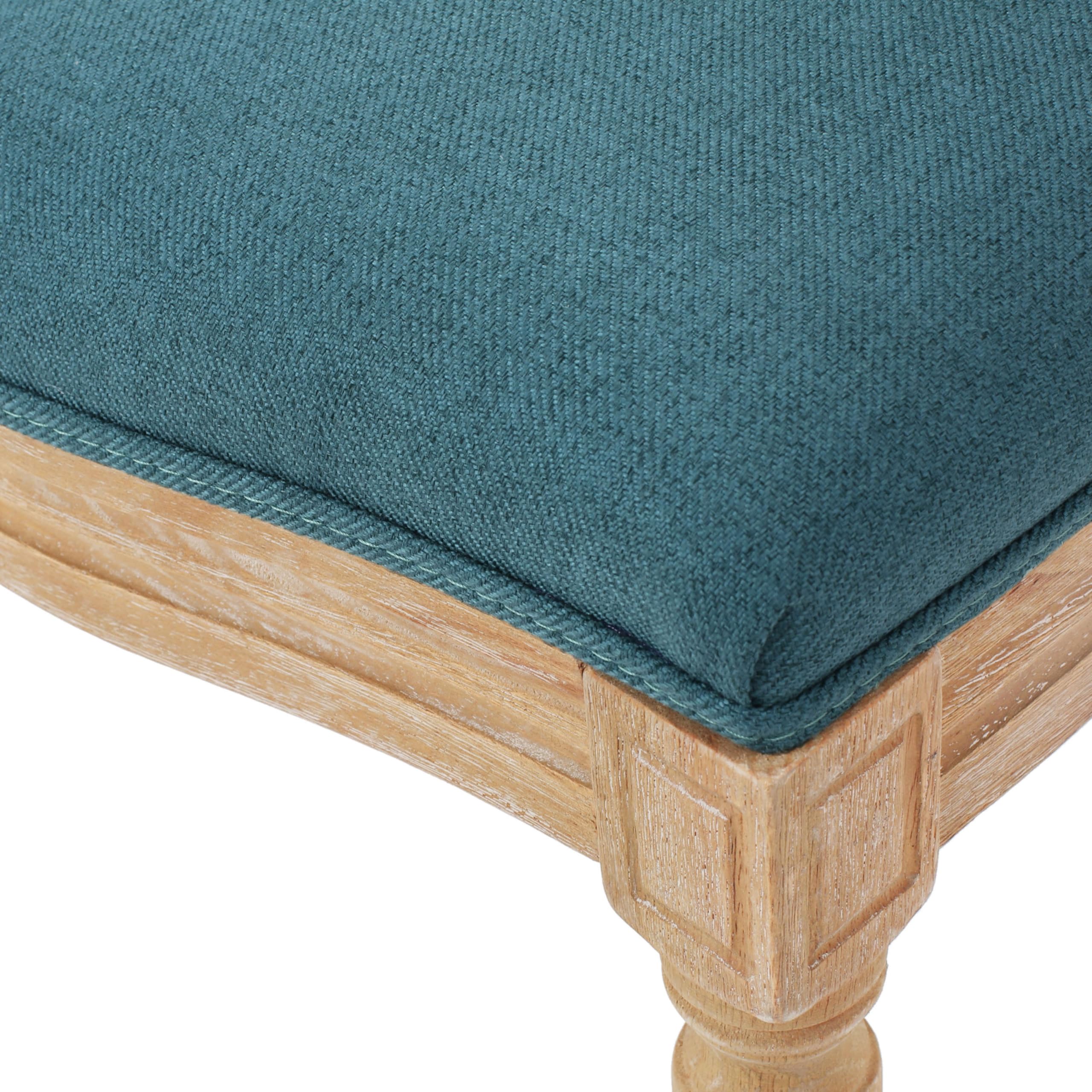 Christopher Knight Home Phinnaeus Fabric Dining Chairs, 2-Piece Set, Dark Teal - Modern Upholstered Side Chairs for Kitchen, Dining Room, or Breakfast Nook