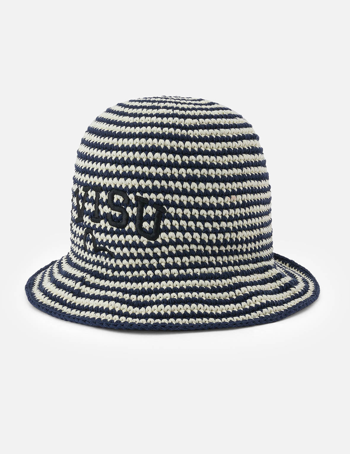 Custom Logo Embroidery Striped Knitted Bucket Hat for Men & Women - Fashionable Sun Protection for Outdoor Activities, Beach, Hiking, and Casual Wear