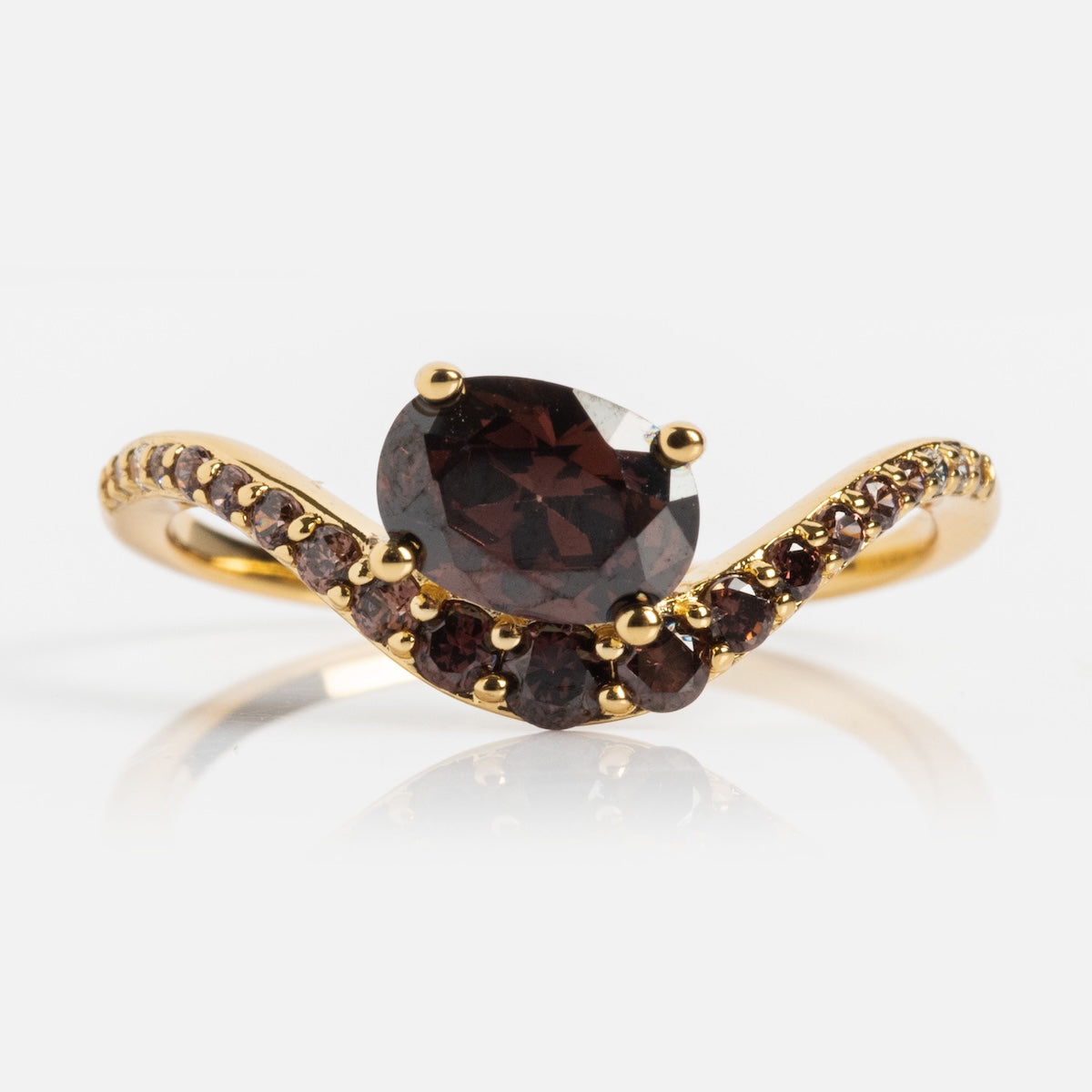 Floating Ombre Birthstone Ring - Personalized Zodiac Jewelry for Women | Perfect Gift for Birthday, Anniversary & Special Occasions