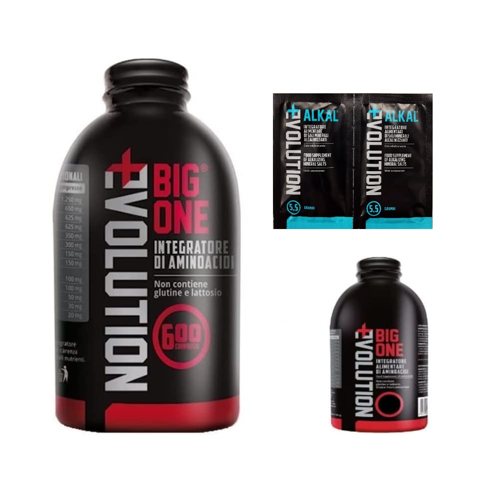 Big One Evolution 600 + 50 Free Amino Acid Tablets | Essential BCAA Supplement for Muscle Recovery & Growth | Pre-Workout & Post-Workout Nutrition for Athletes & Fitness Enthusiasts