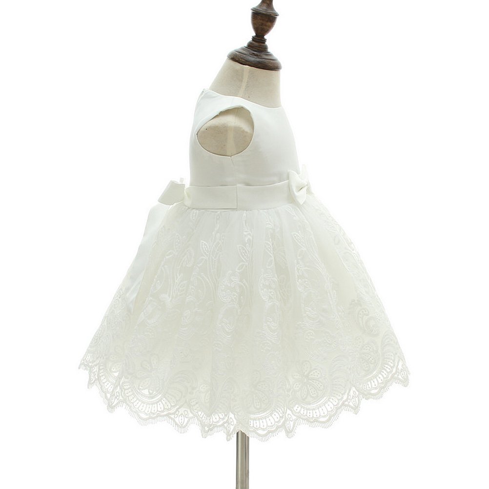 Moon Kitty Baby Girls Embroidered Baptism Dresses - Elegant Christening Gowns for Special Occasions | Perfect for Church Ceremonies, Baby Showers & First Birthday Celebrations