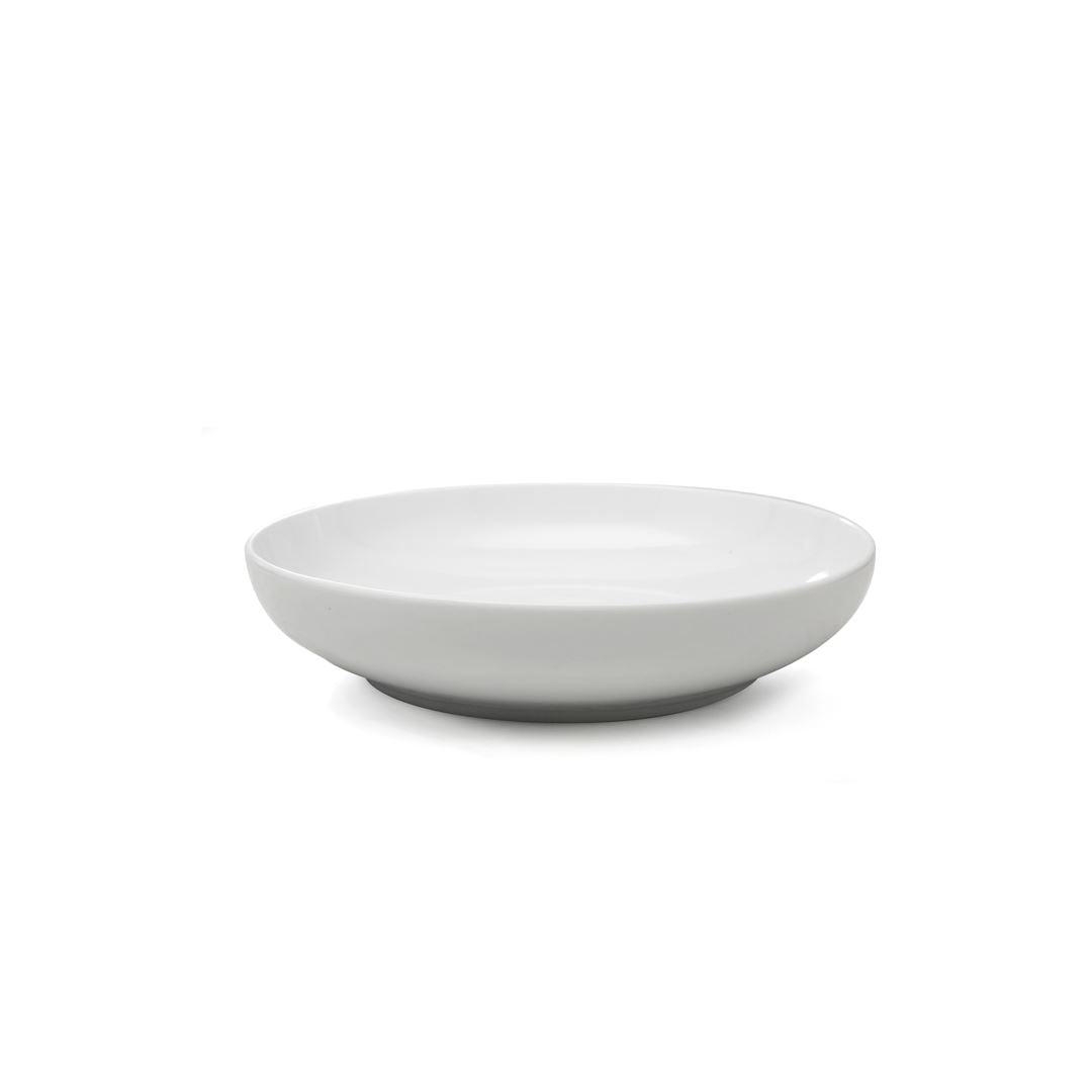 Bia 8.75-Inch White Flared Bowl - Versatile Serving Dish for Salads, Pasta, Soup & Desserts - Perfect for Dining, Entertaining & Everyday Use