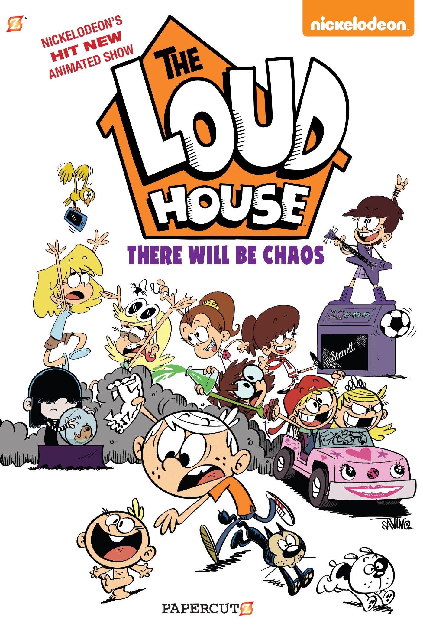 The Loud House #1: There Will Be Chaos - Graphic Novel for Kids & Teens | Fun Family Adventures, Sibling Stories | Perfect for Gifts, Reading Time & Comic Book Lovers
