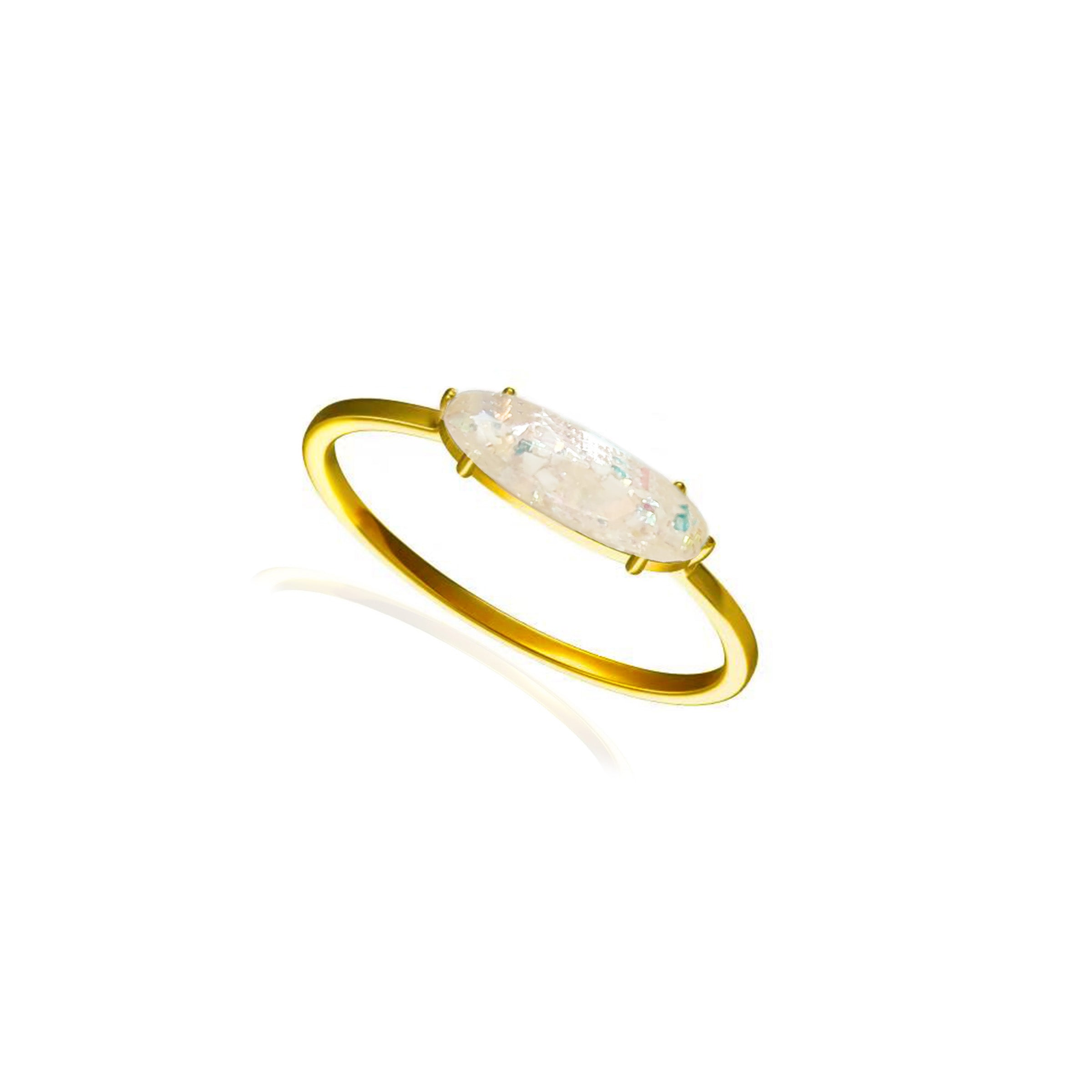 Eternal Remembrance Ashes Ring - Memorial Jewelry for Loved Ones | Perfect for Cremation Keepsakes, Memorial Gifts & Remembrance Ceremonies
