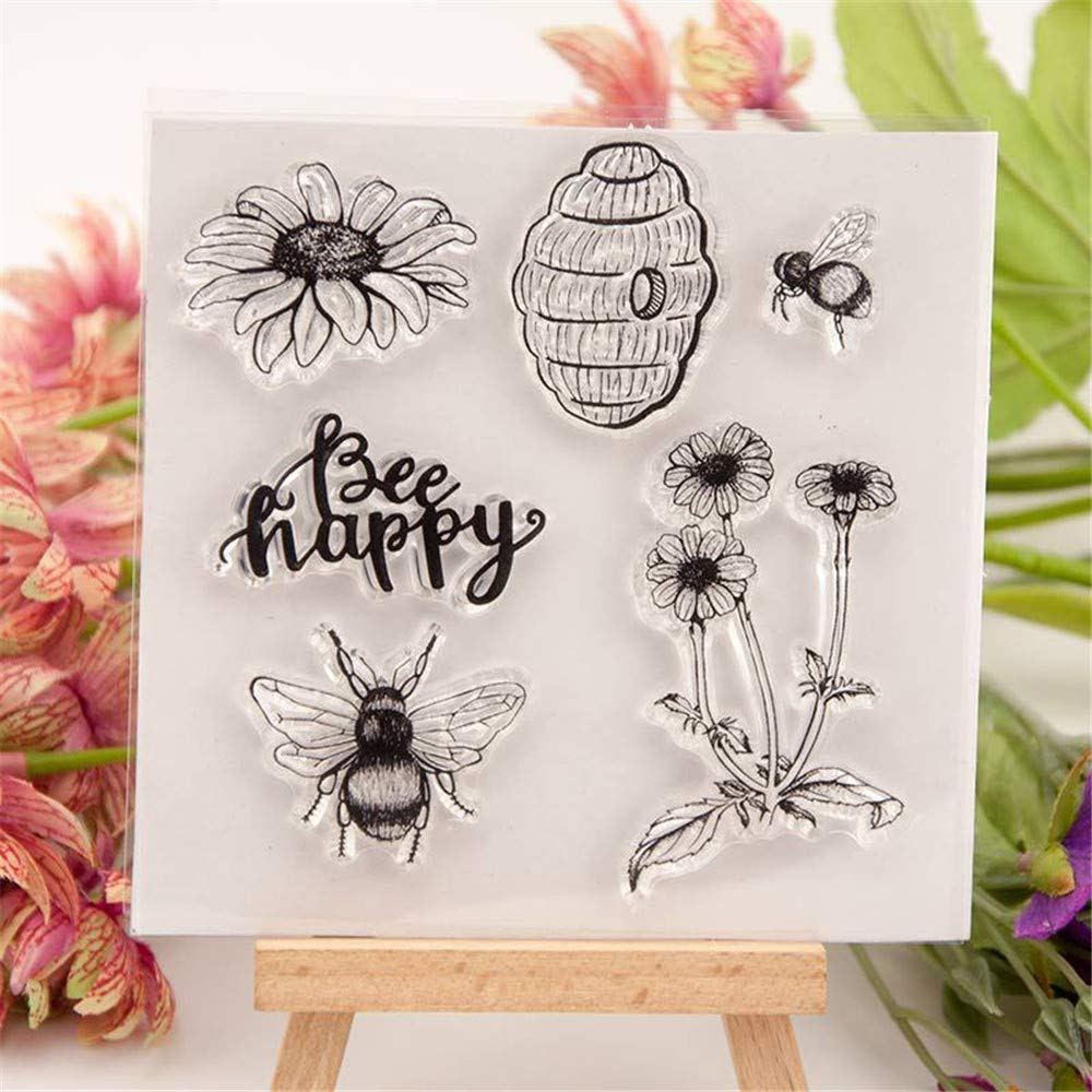 Arrietty Daisy Clear Stamps for Card Making & Scrapbooking - DIY Craft Decor