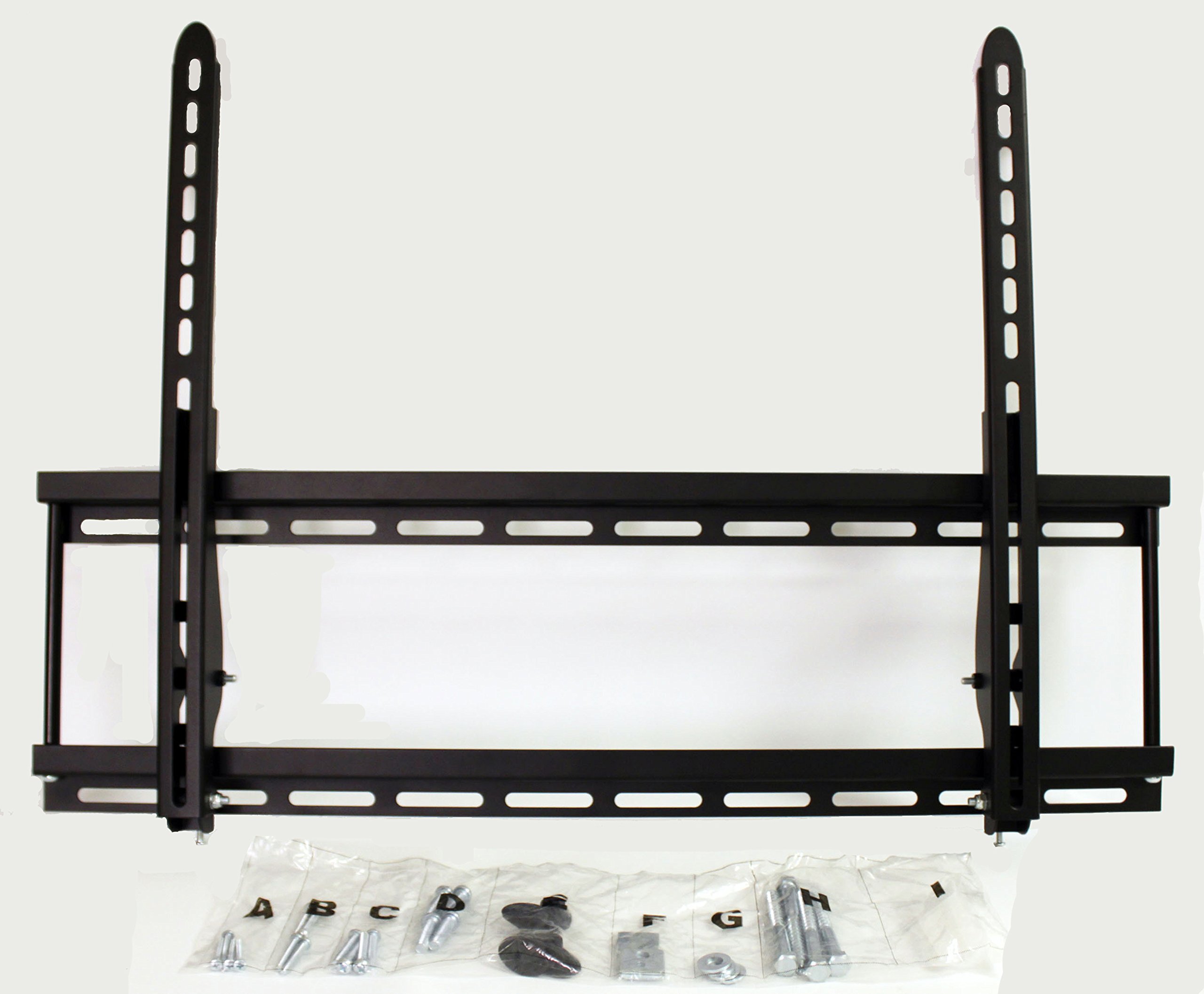 Rocelco LTM Large Tilt TV Wall Mount Bracket for 37-70 Inch TVs up to 150 lbs - Full Motion Articulating Arm, VESA 600x400, Black - Perfect for Living Room, Bedroom, or Home Theater Installation