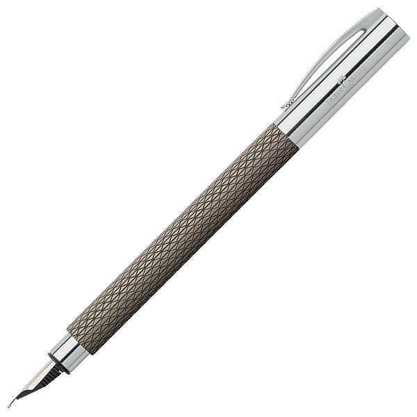 Faber-Castell Ambition Fountain Pen Special Edition - Premium Black Sand Finish for Elegant Writing & Signature | Perfect for Professionals, Gifts & Collectors