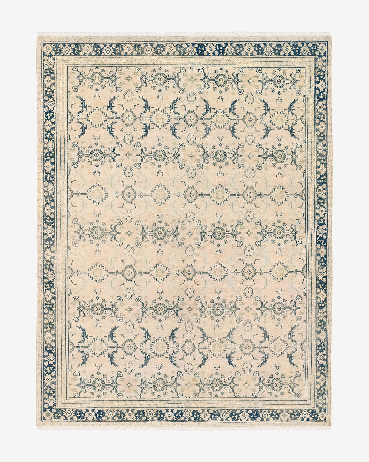 Vercelli Hand Knotted Wool Rug - Premium Handmade Area Rug for Living Room, Bedroom & Dining Room - Soft & Durable Home Decor