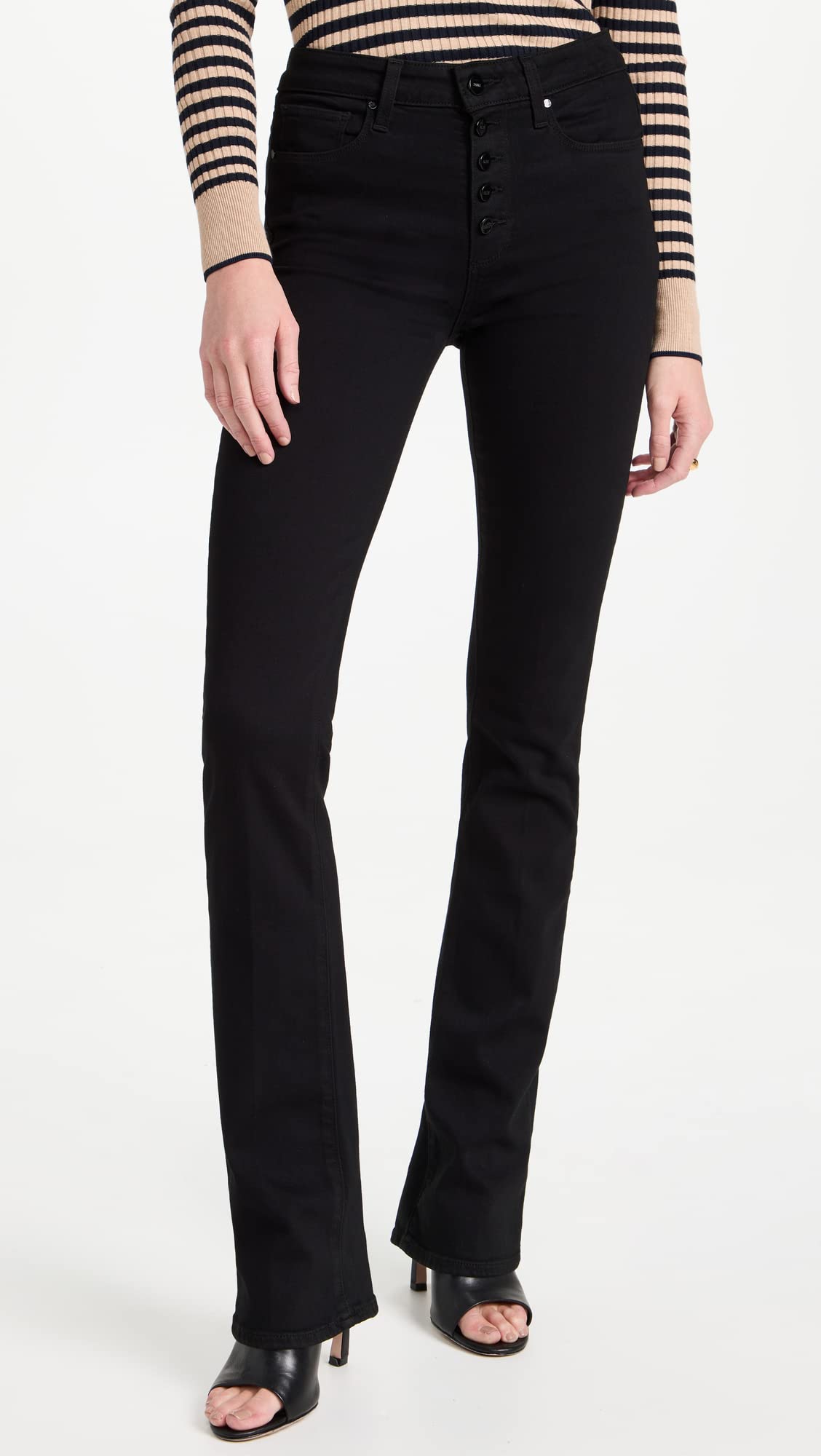PAIGE Women's Manhattan High-Rise Skinny Jeans - Stretch Denim Pants for Everyday Comfort | Perfect for Work, Casual Outings & Date Nights
