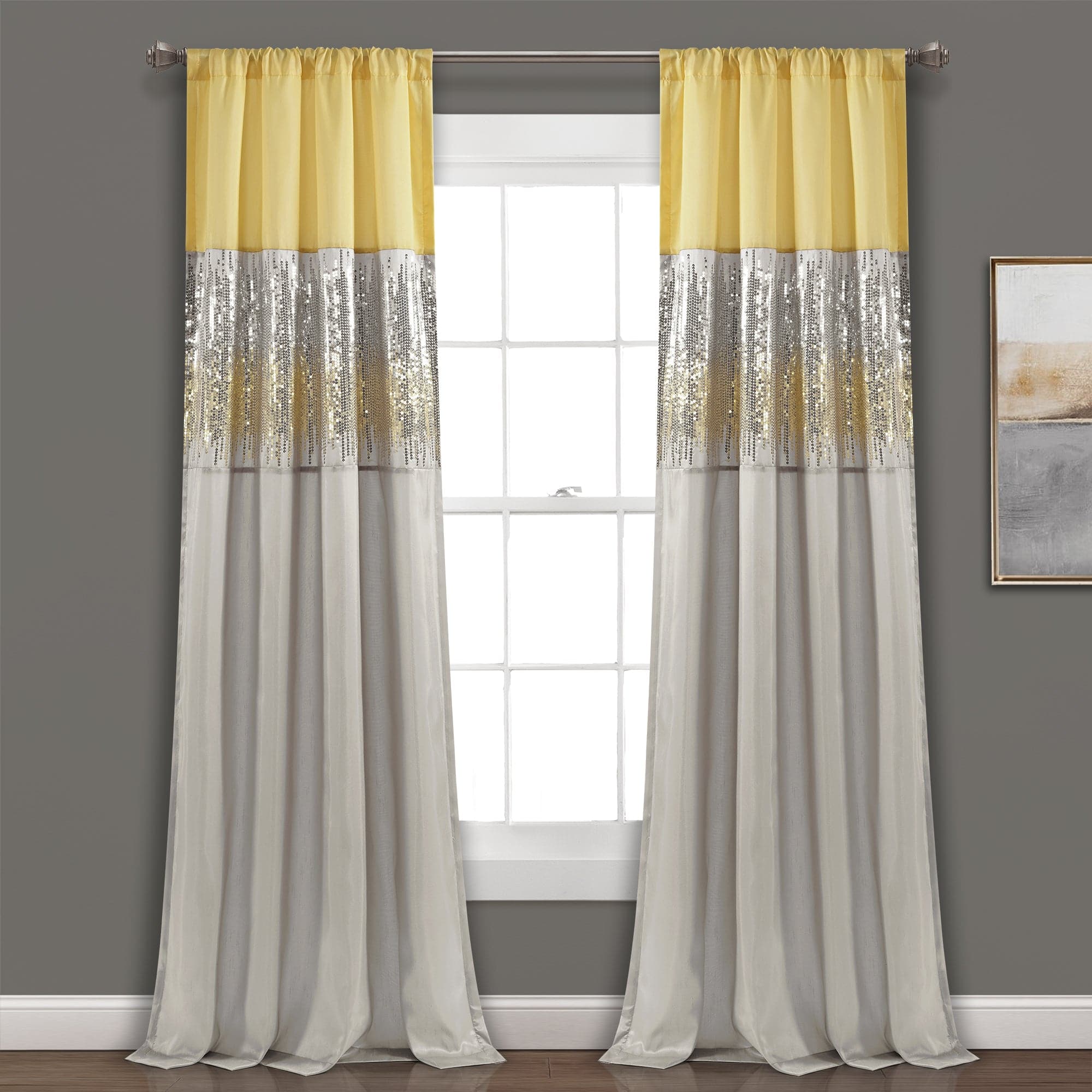 Starry Night Blackout Window Curtain Panel for Bedroom & Living Room - Galaxy Themed Room Darkening Drapes for Better Sleep & Home Decor