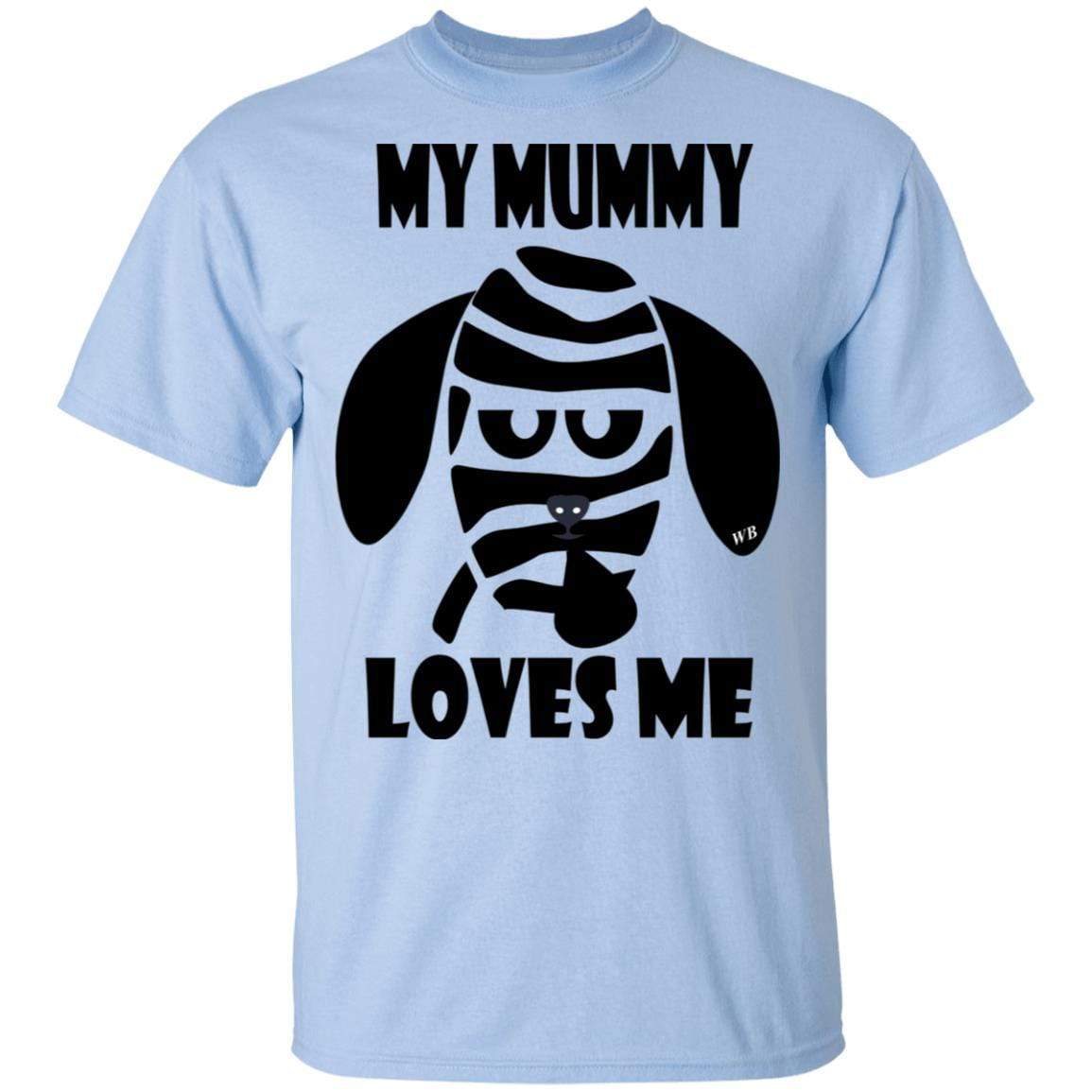 My Mummy Loves Me Halloween Cotton T-Shirt | Funny Wine Lover Gift | WineyBitches.Co | Perfect for Halloween Parties & Wine Tasting Events