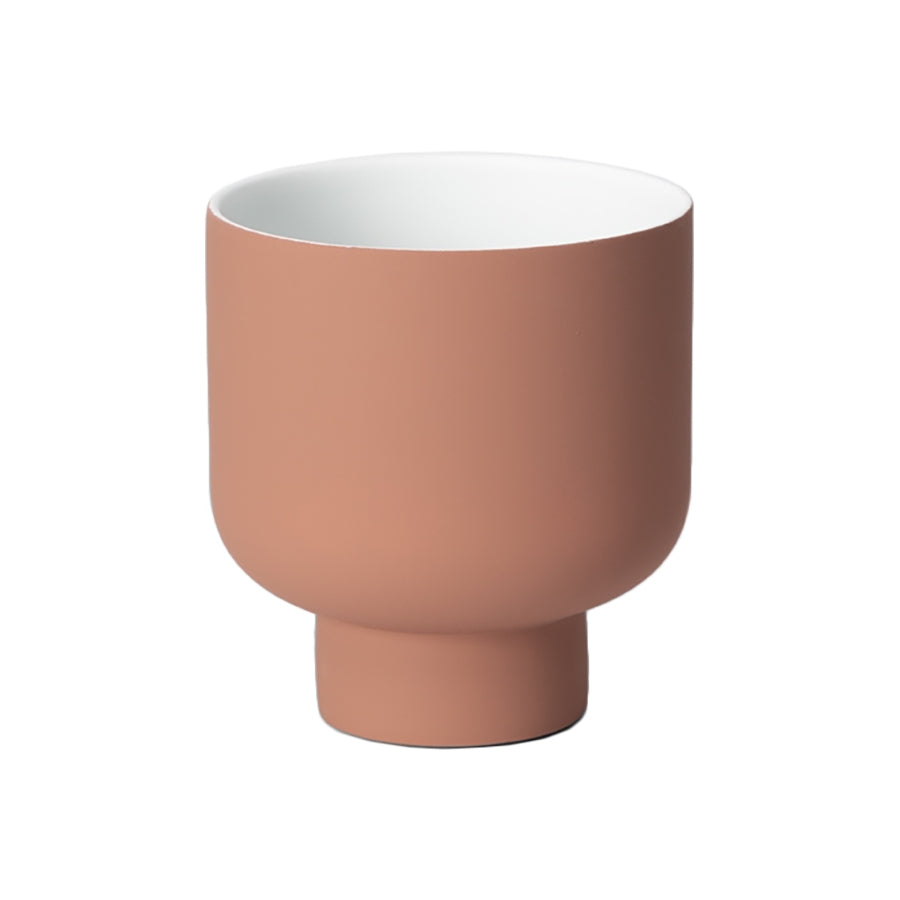 Fergus Small Planter - Modern Indoor/Outdoor Flower Pot for Home Decor, Office, Garden, and Balcony | Perfect for Succulents, Herbs, and Small Plants