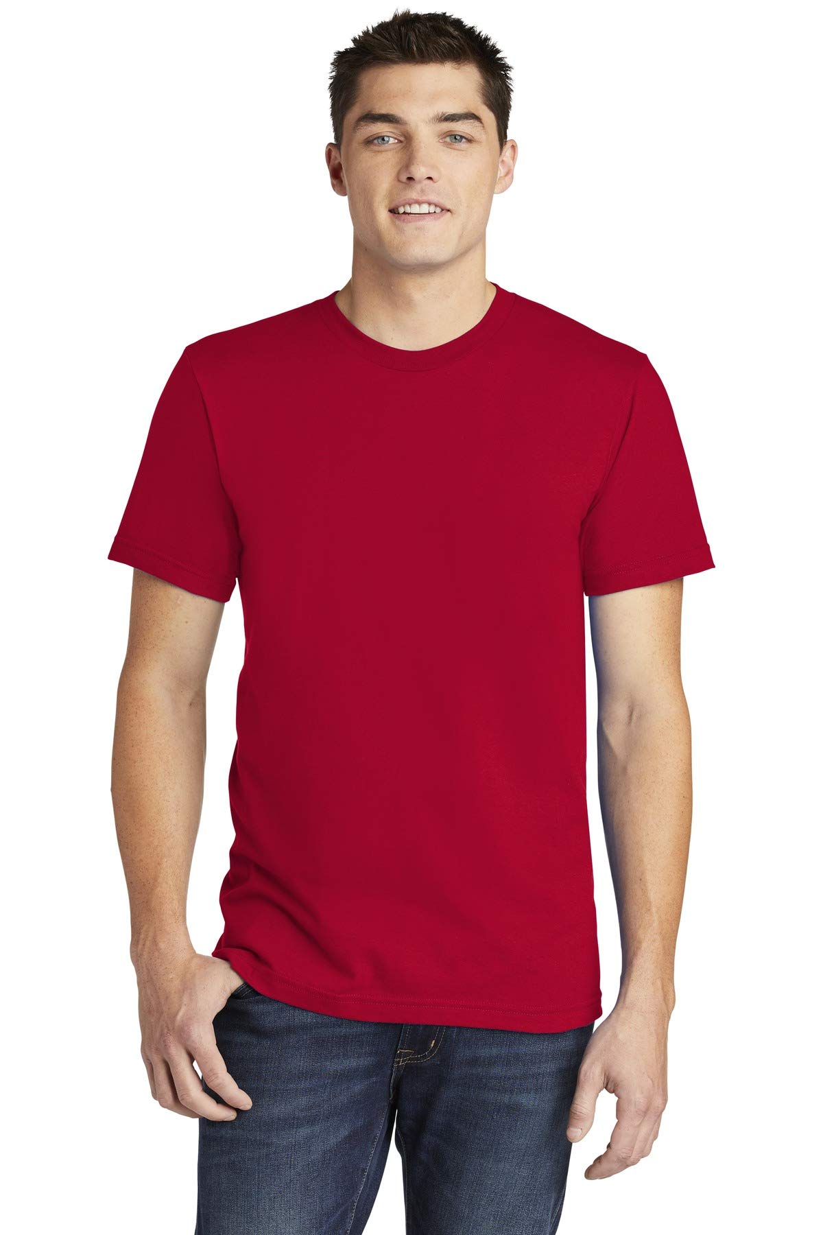 Premium American Apparel 2001W Fine Jersey Cotton T-Shirt for Men & Women - Soft Breathable Casual Tee for Everyday Wear, Gym, and Street Style Fashion