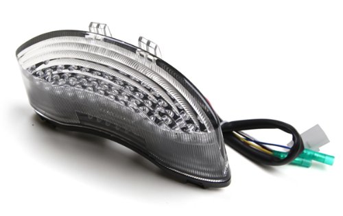 Sequential LED Tail Lights Clear Lens for 2011-2020 Triumph Speed Triple - High Visibility Brake Lights for Night Riding & Enhanced Safety