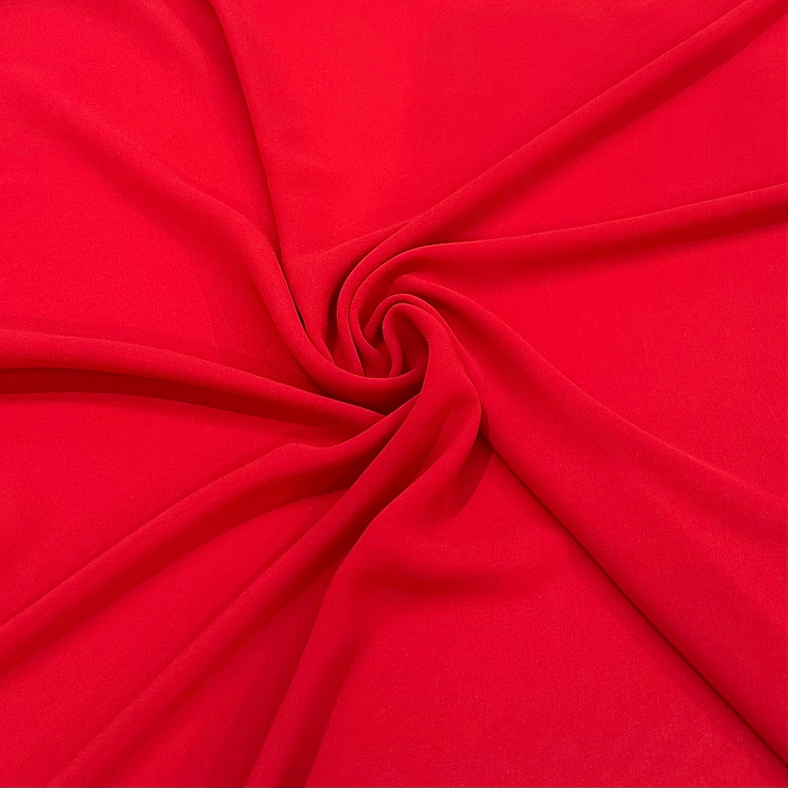 150cm Wide Vintage Red Chiffon Fabric - Perfect for Dresses, Scarves & DIY Fashion Projects