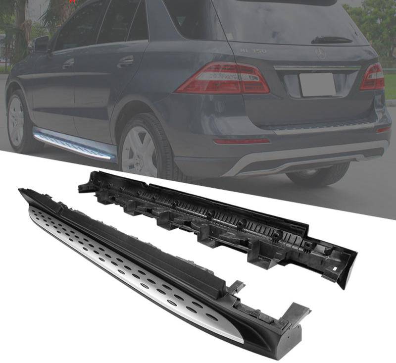 2012-2019 Mercedes Benz ML W166 & GLE Aluminum Running Boards - OEM Style Side Steps - Perfect for Off-Roading & Daily Use