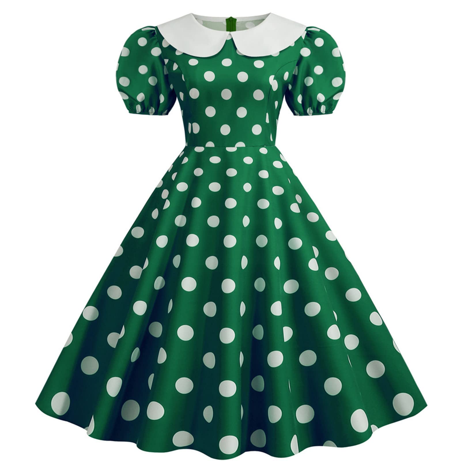 Vintage 1950s Swing Dress for Women - Retro Cocktail & Tea Party Rockabilly Dress | Perfect for 50s Themed Parties, Weddings & Vintage Fashion Events