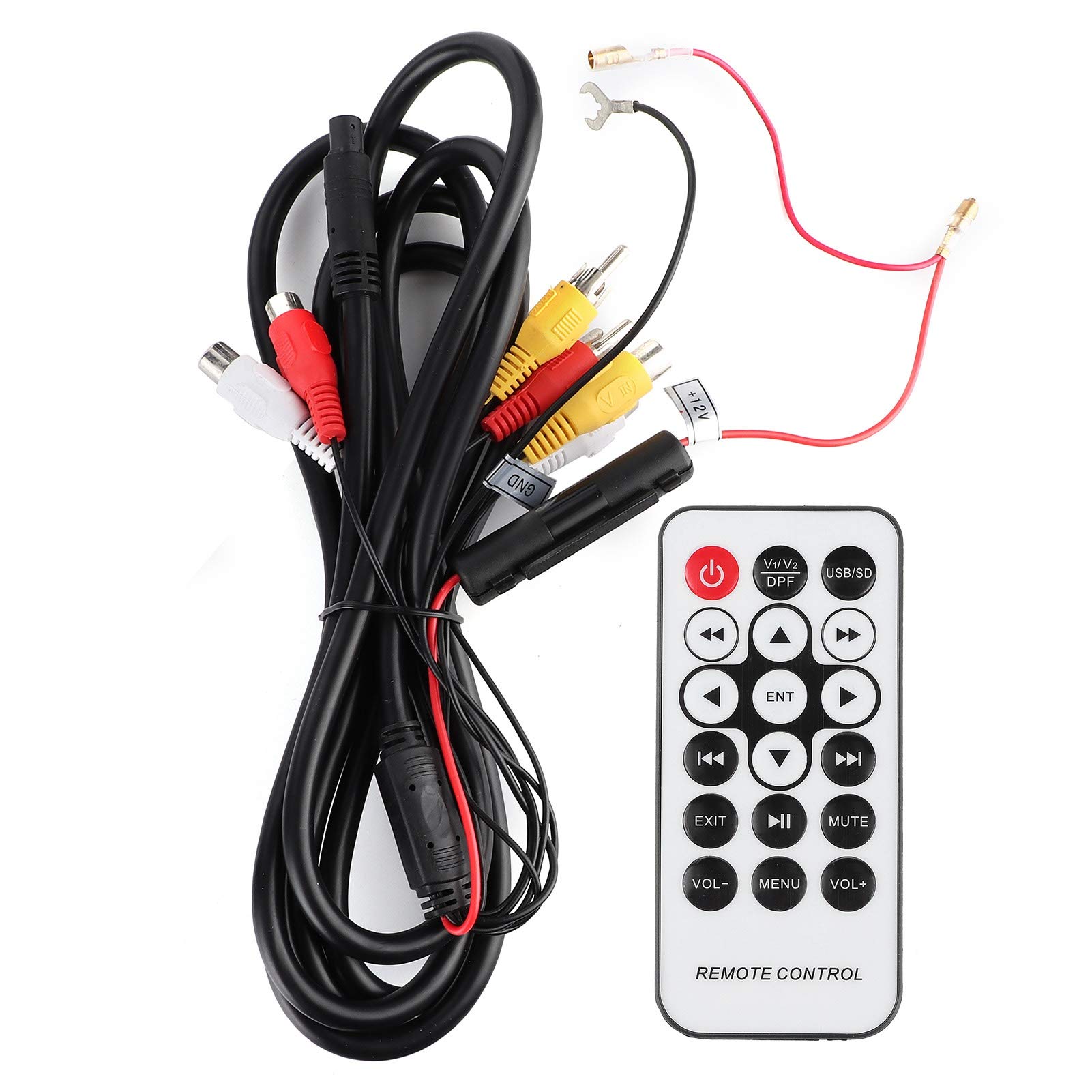 11.6 Inch HD 1080P Car Ceiling Monitor - Foldable Wide Screen Vehicle Display with USB/TF/HDMI/FM Inputs & Remote Control | Perfect for Road Trips, Family Travel & Entertainment