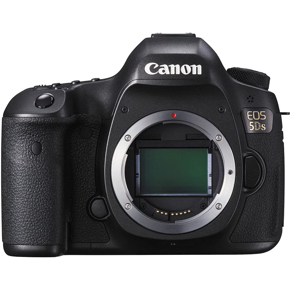 Canon EOS 5DS 50.6MP Full Frame DSLR Camera Body with EF 75-300mm f/4-5.6 III Lens Bundle - 64GB SD Card, Filter Kit, Extra Battery & Charger (Renewed) - Perfect for Professional Photography, Travel & Wildlife Shooting