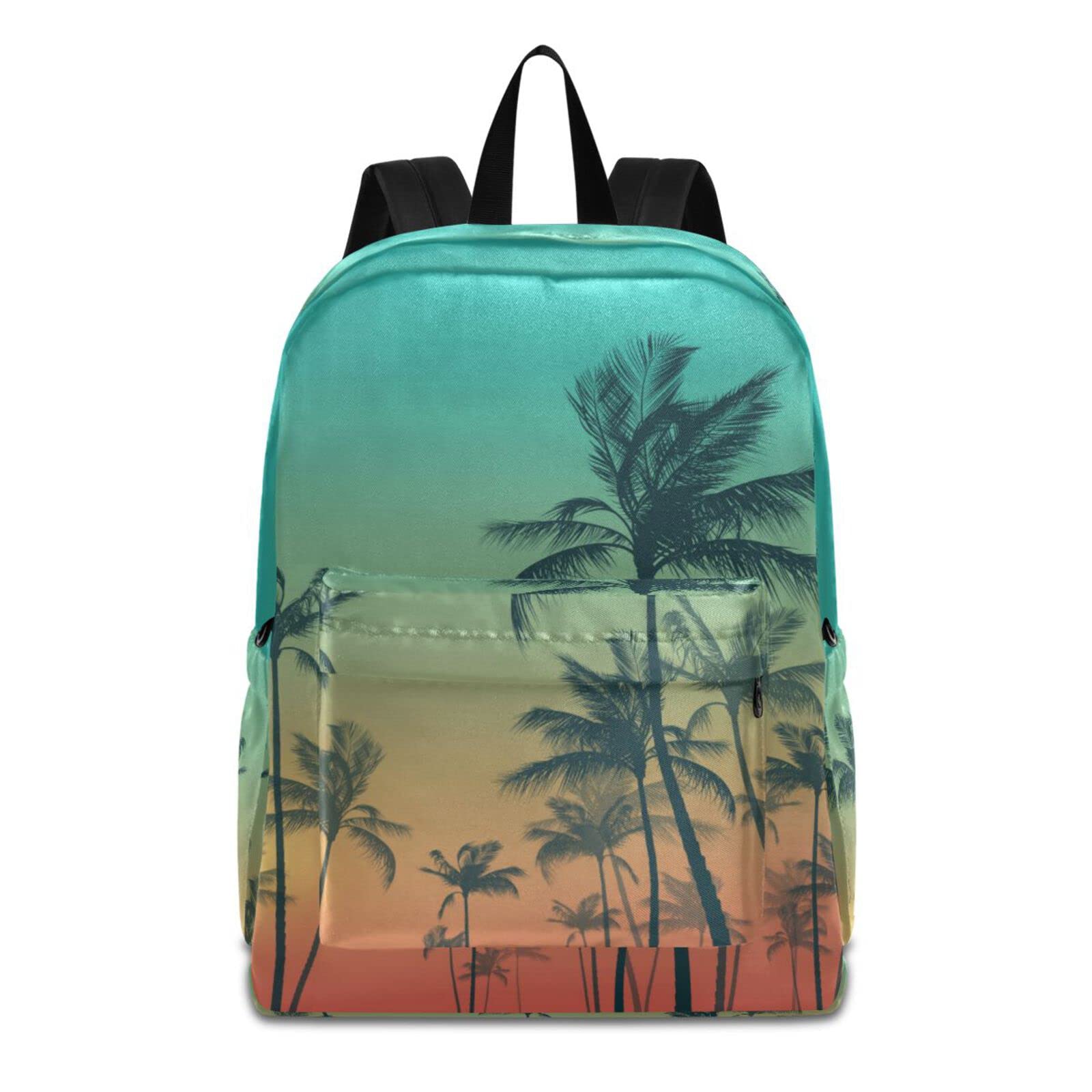 ALAZA Lightweight Laptop Backpack with Exotic Tropical Palm Trees Design - Durable Casual Daypack for School, Travel & Work - Perfect for Students, Professionals & Outdoor Enthusiasts - Ideal for Commuting, Hiking, Business Trips & College Campus Use