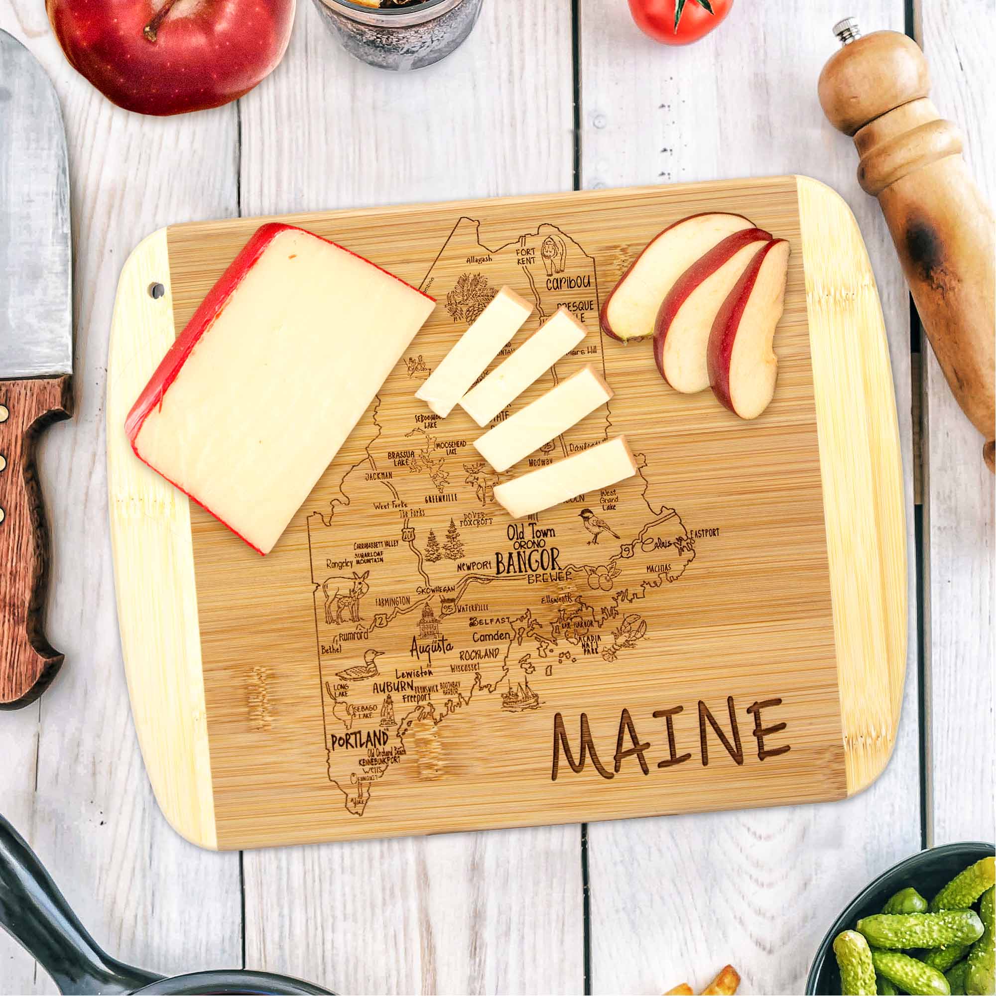 Premium Maine Wood Cutting Board - 11