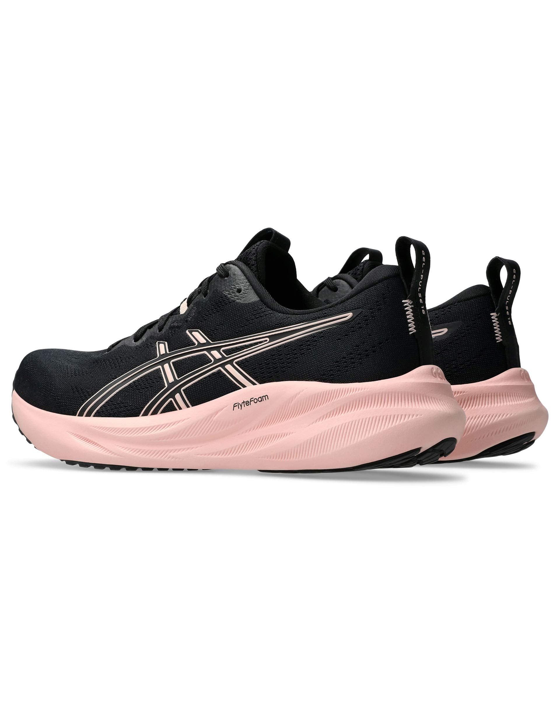 ASICS Gel Pulse 16 Running Shoes for Men & Women - Black/Breeze - Lightweight Cushioned Sneakers for Jogging, Gym & Daily Wear